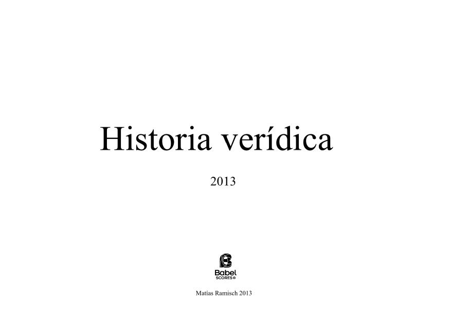 Historia Verídica