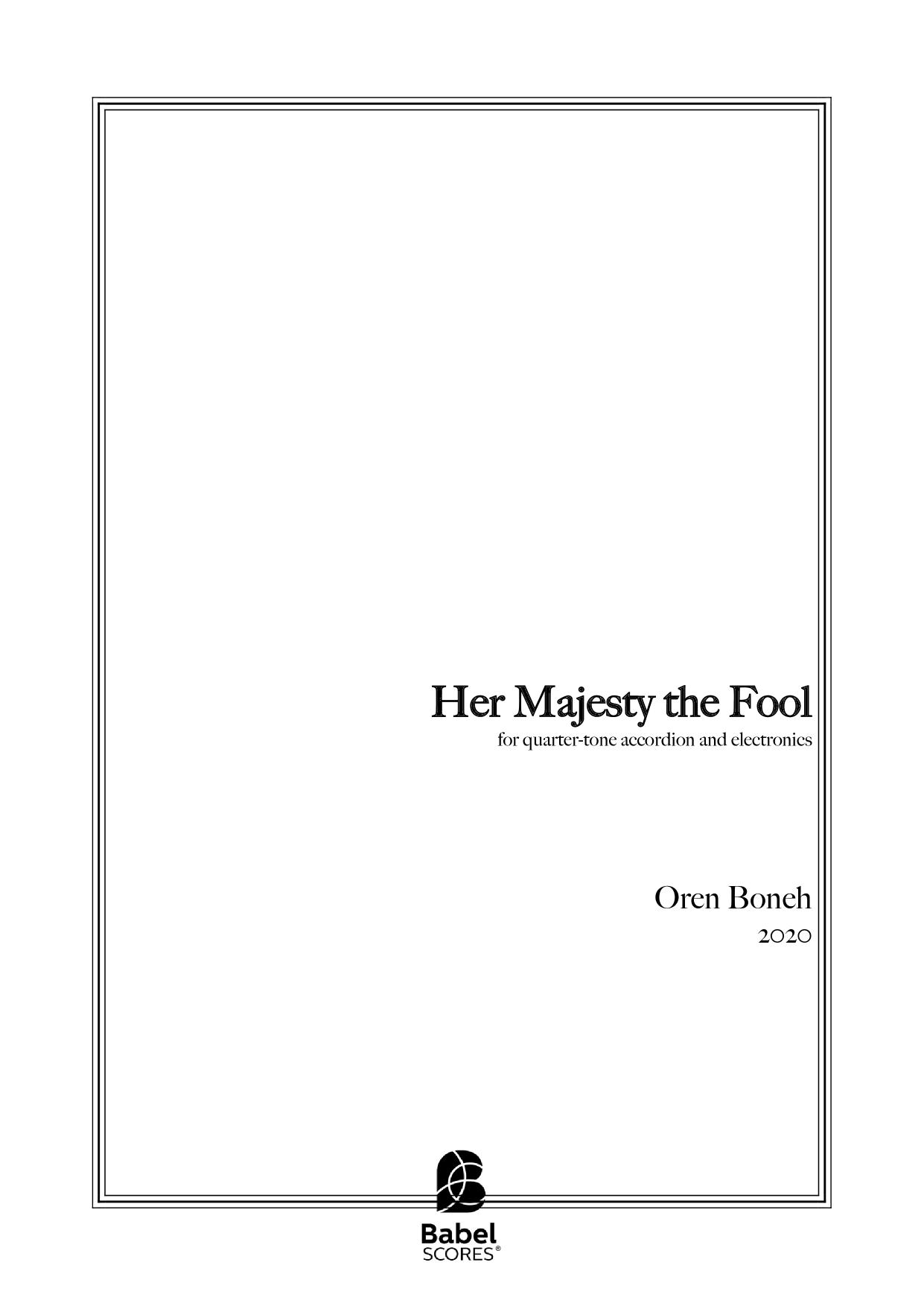 Her Majesty the Fool