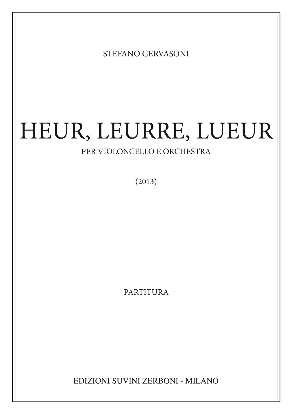 Heur Leurre Lueur