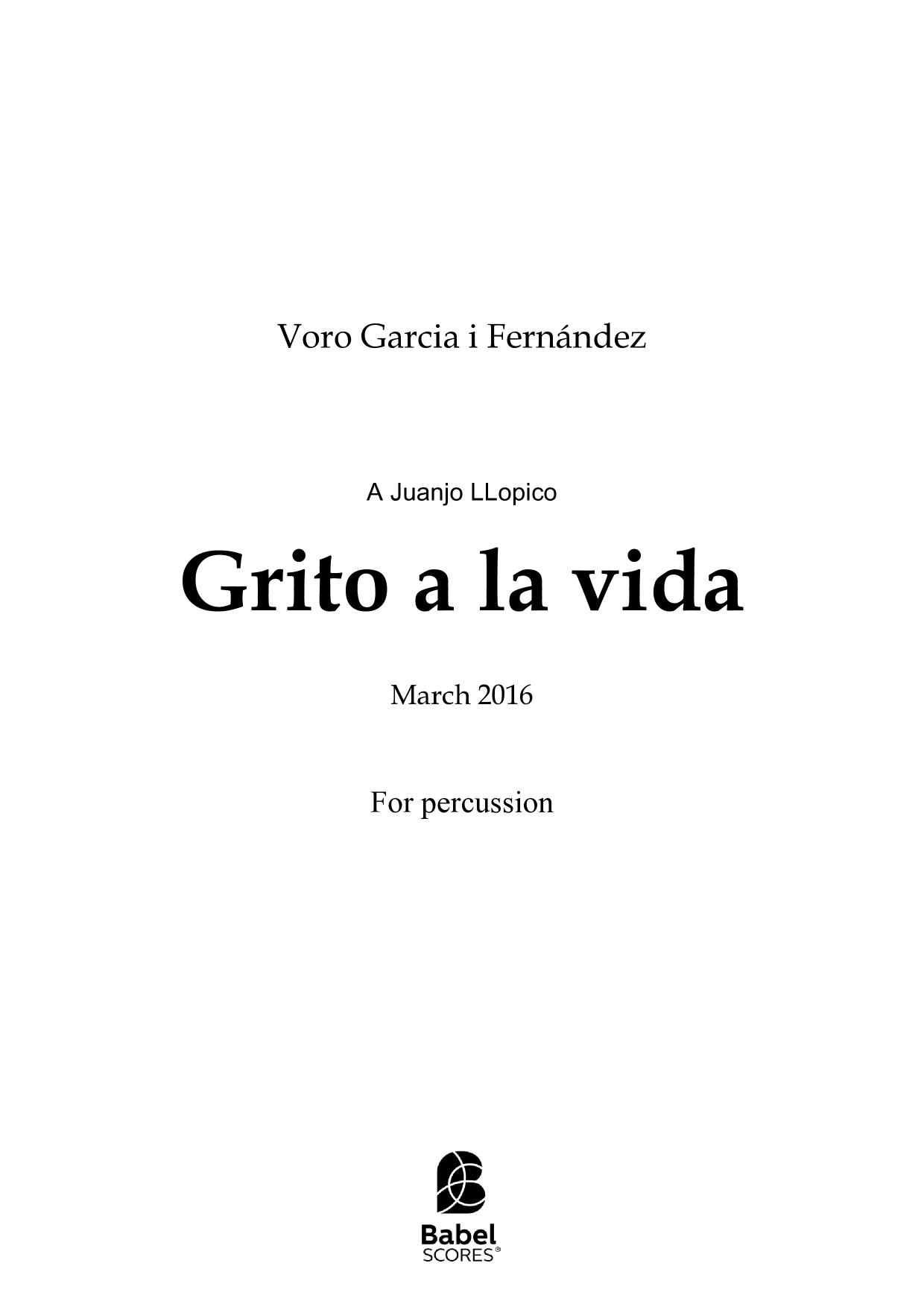 Grito a la vida