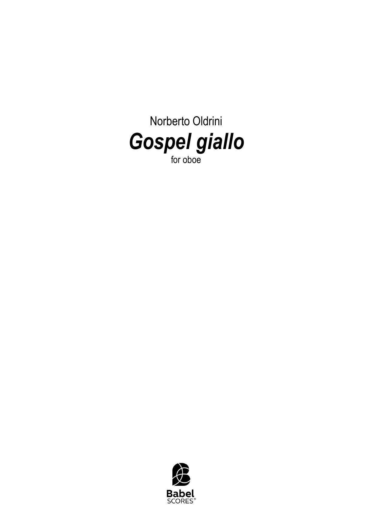 Gospel giallo