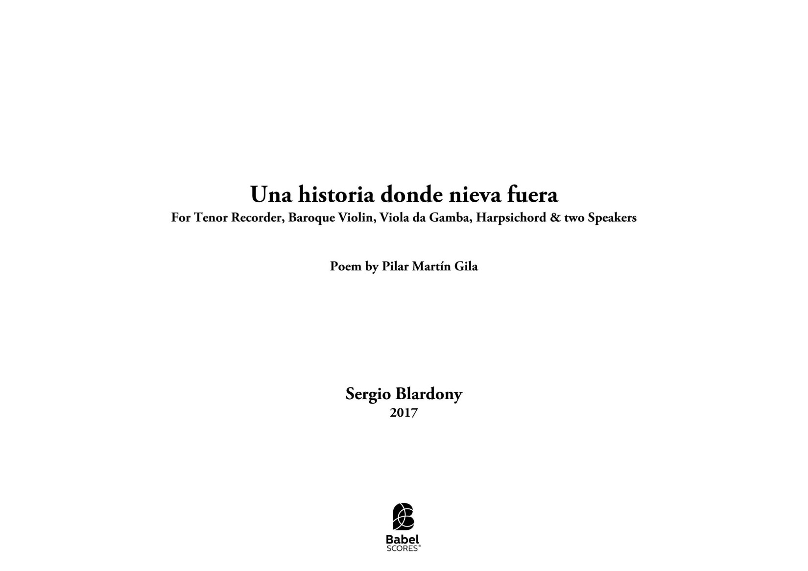 Una historia donde nieva fuera