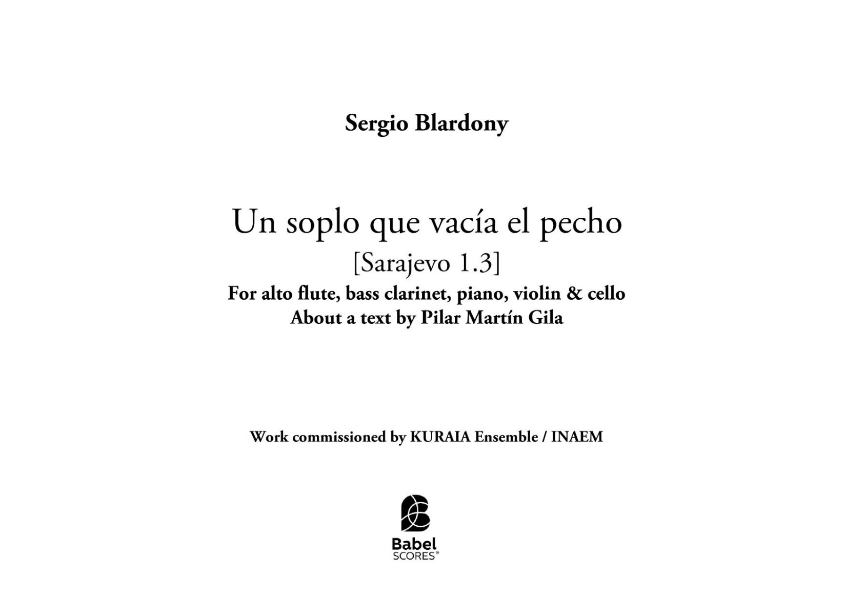 Un soplo que vacía el pecho