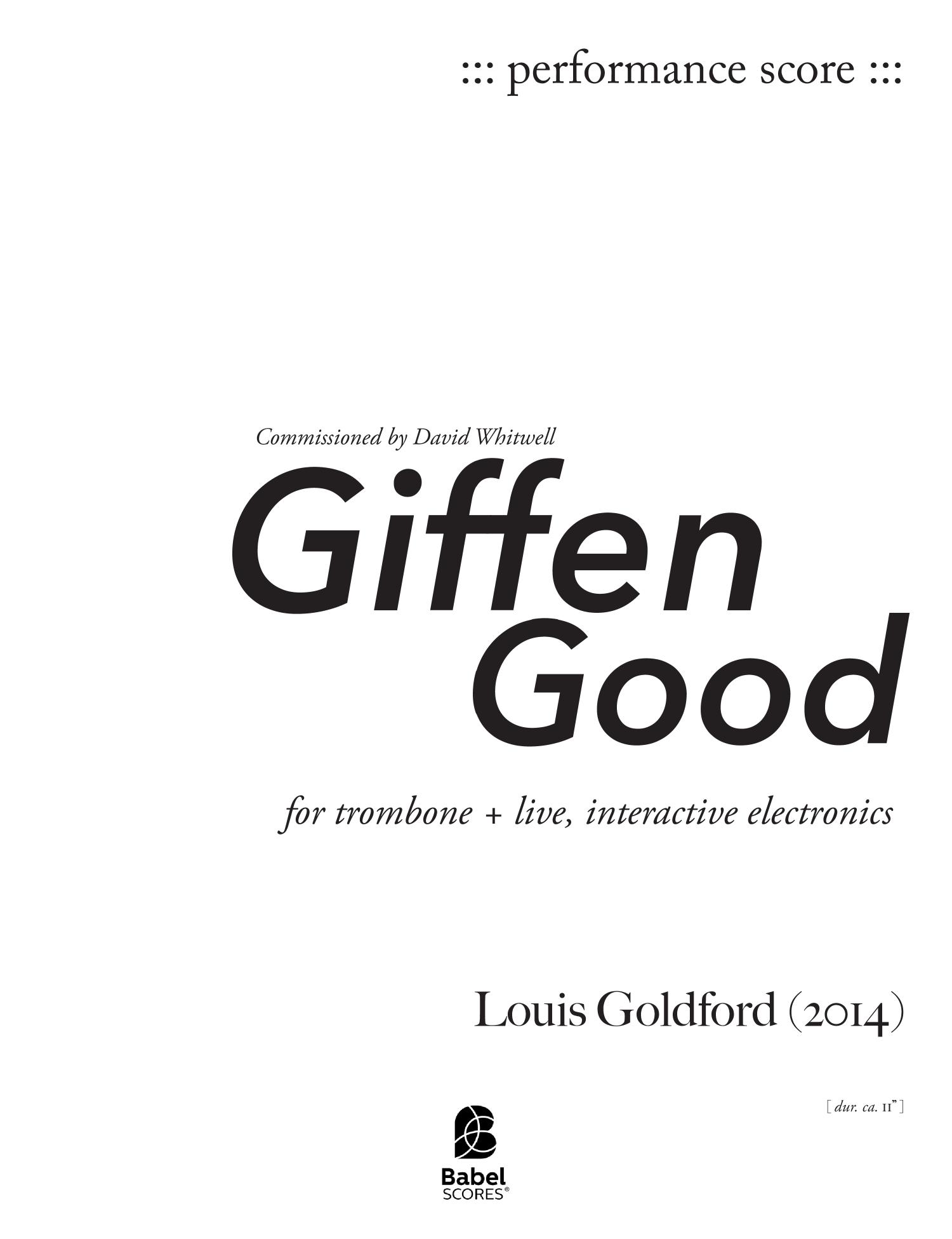 Giffen Good