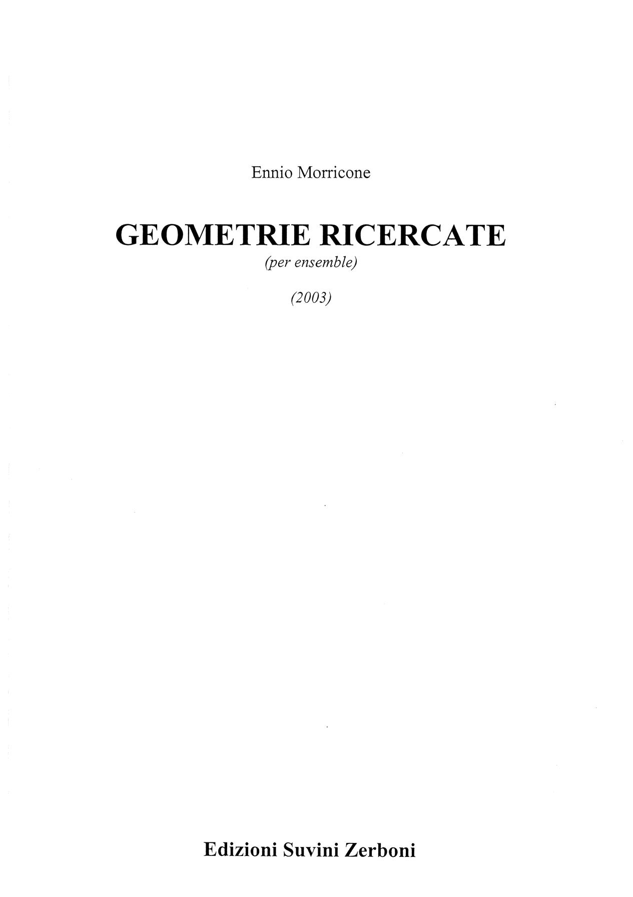 Geometrie ricercate