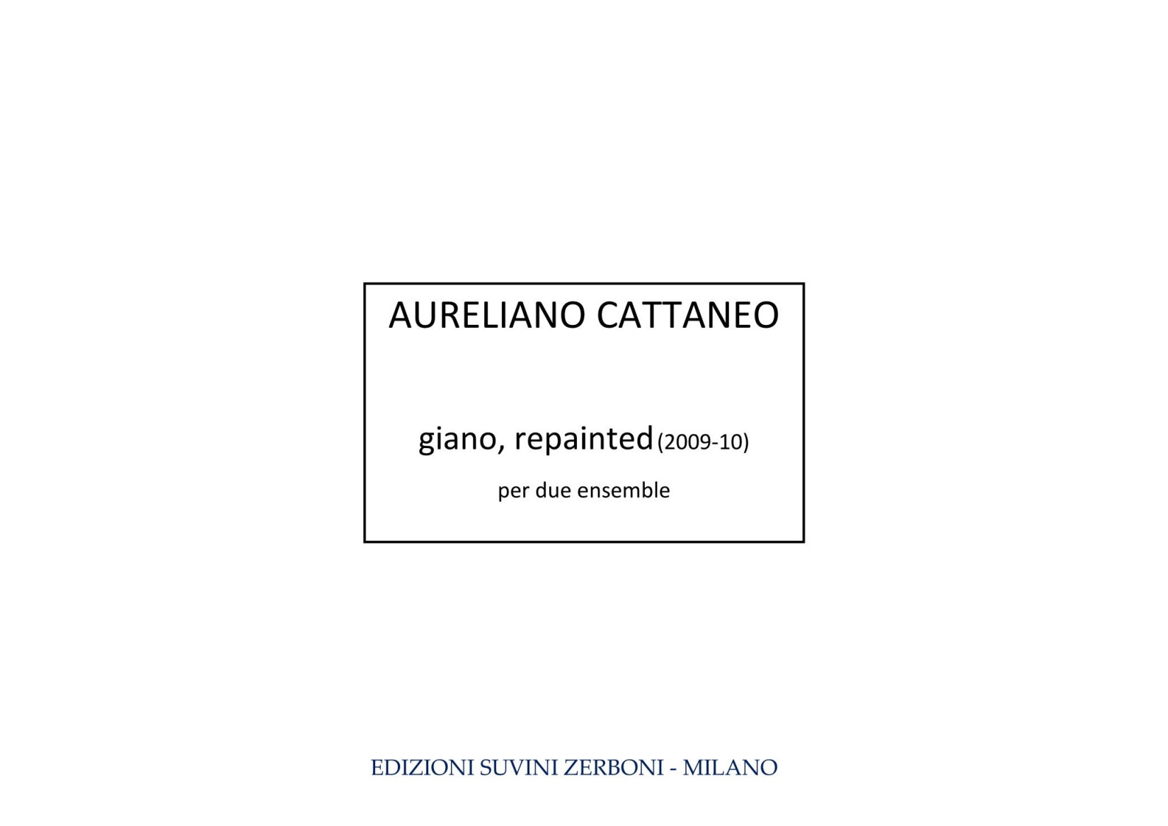 GIANO, REPAINTED