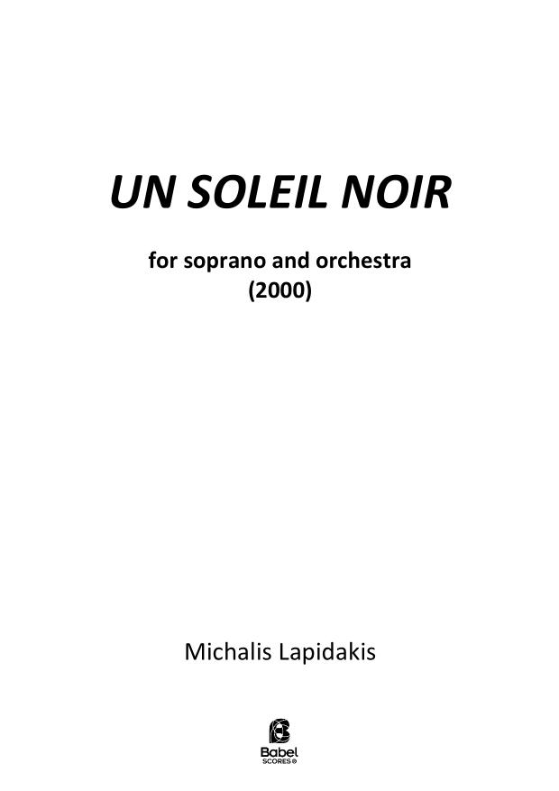 Un soleil noir