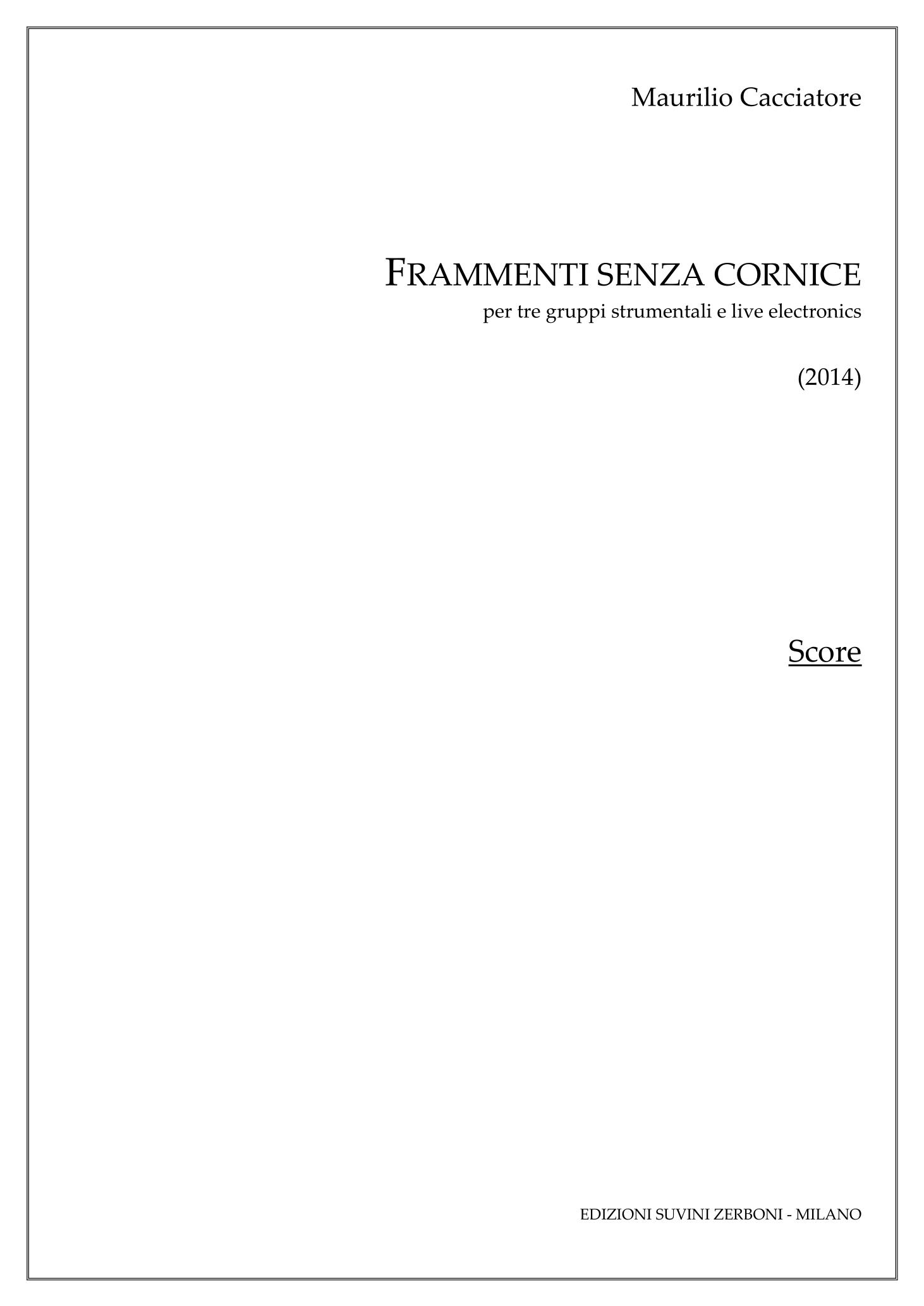 Frammenti senza cornice