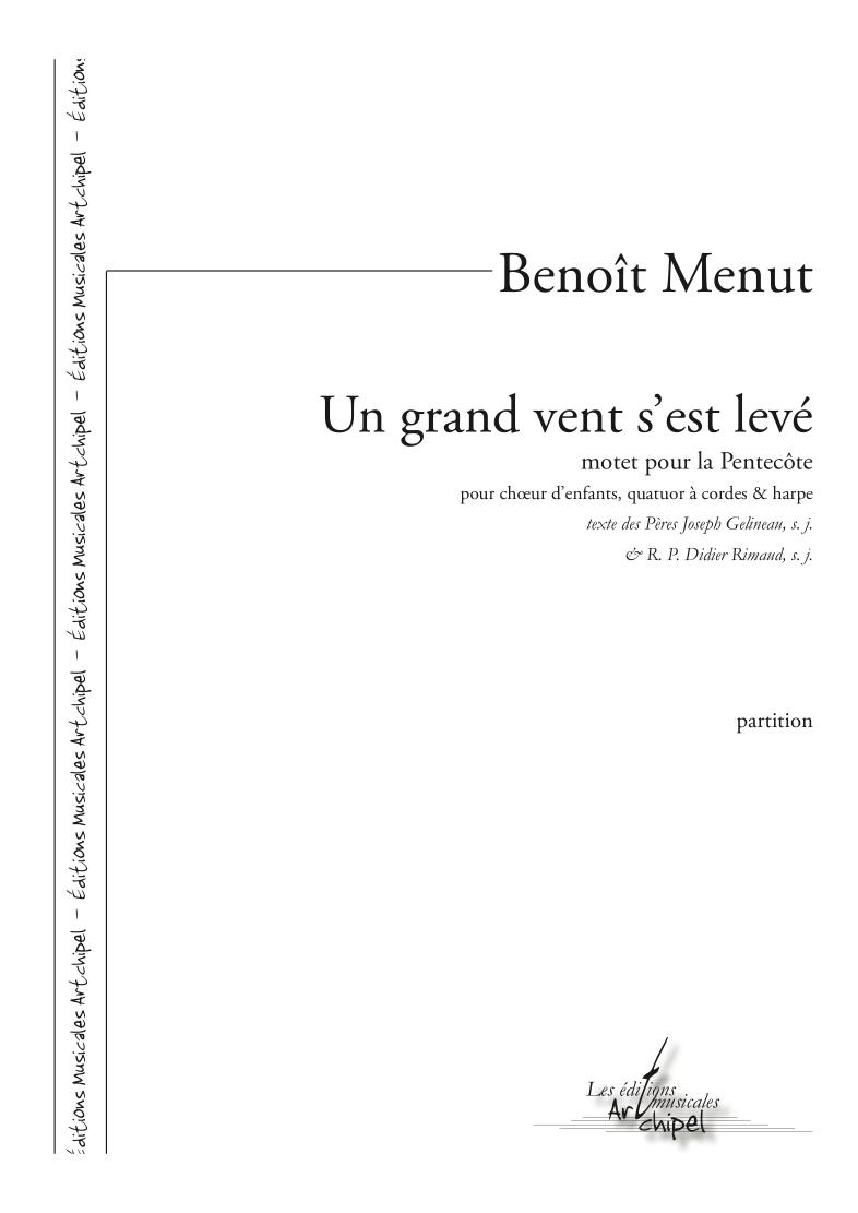 Un grand vent s'est levé (Quatuor à cordes et Harpe)