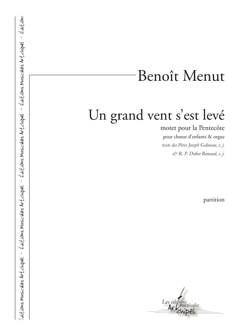 Un grand vent s'est levé (Chœur & orgue)