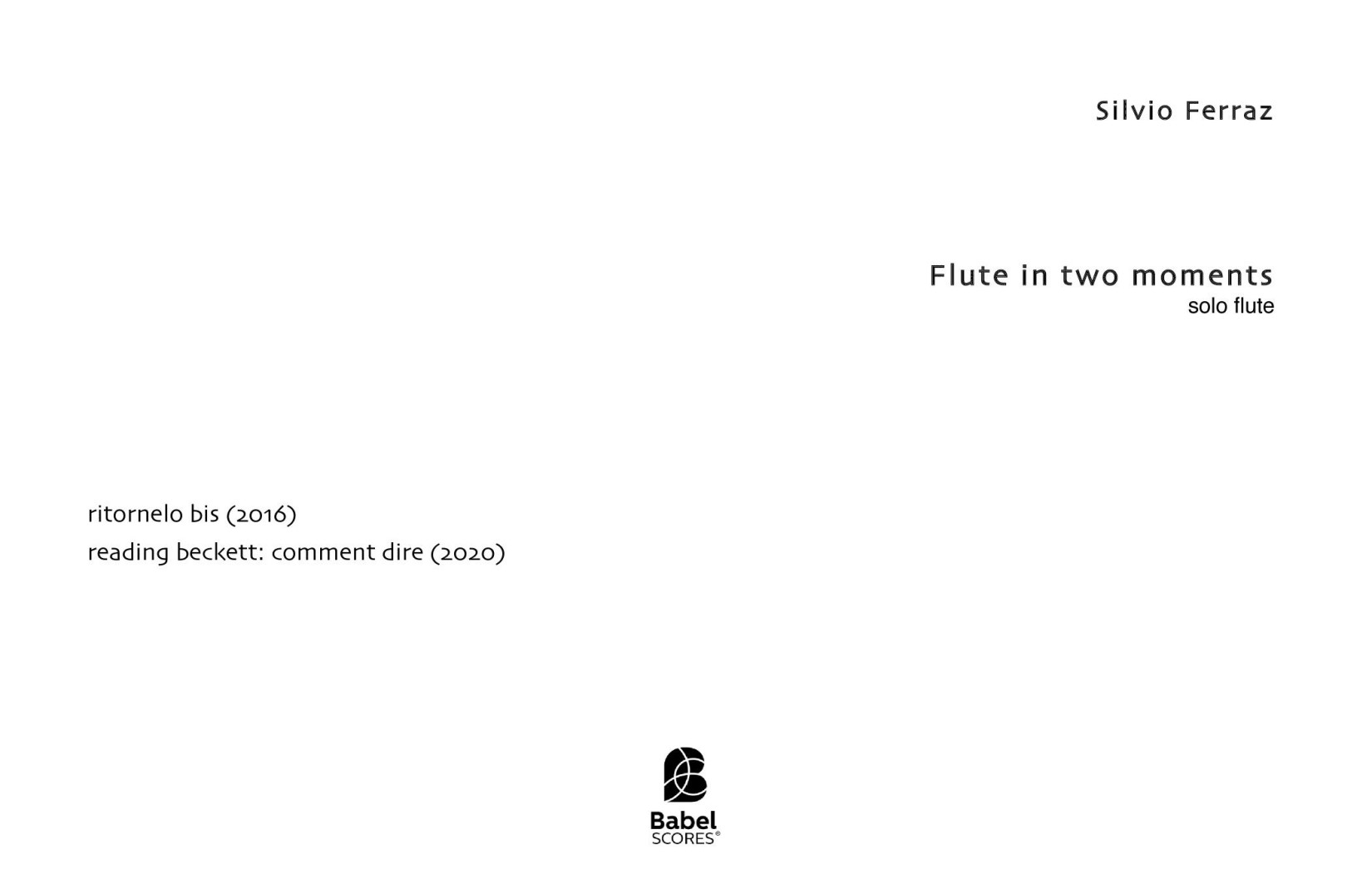 flute in two moments