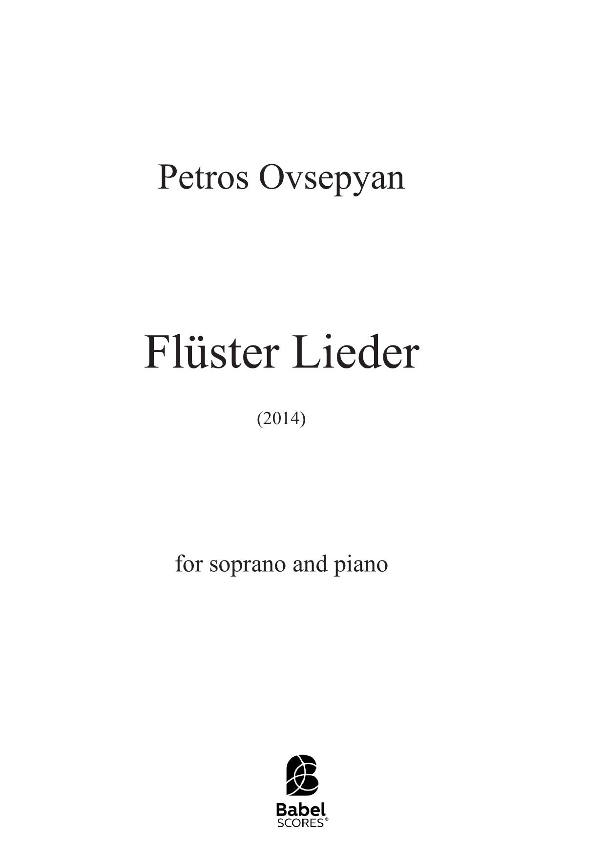 Flusters Lieder
