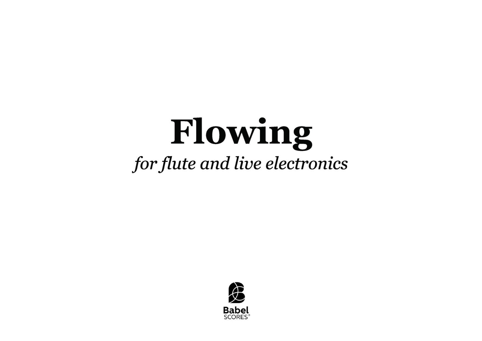 Flowing