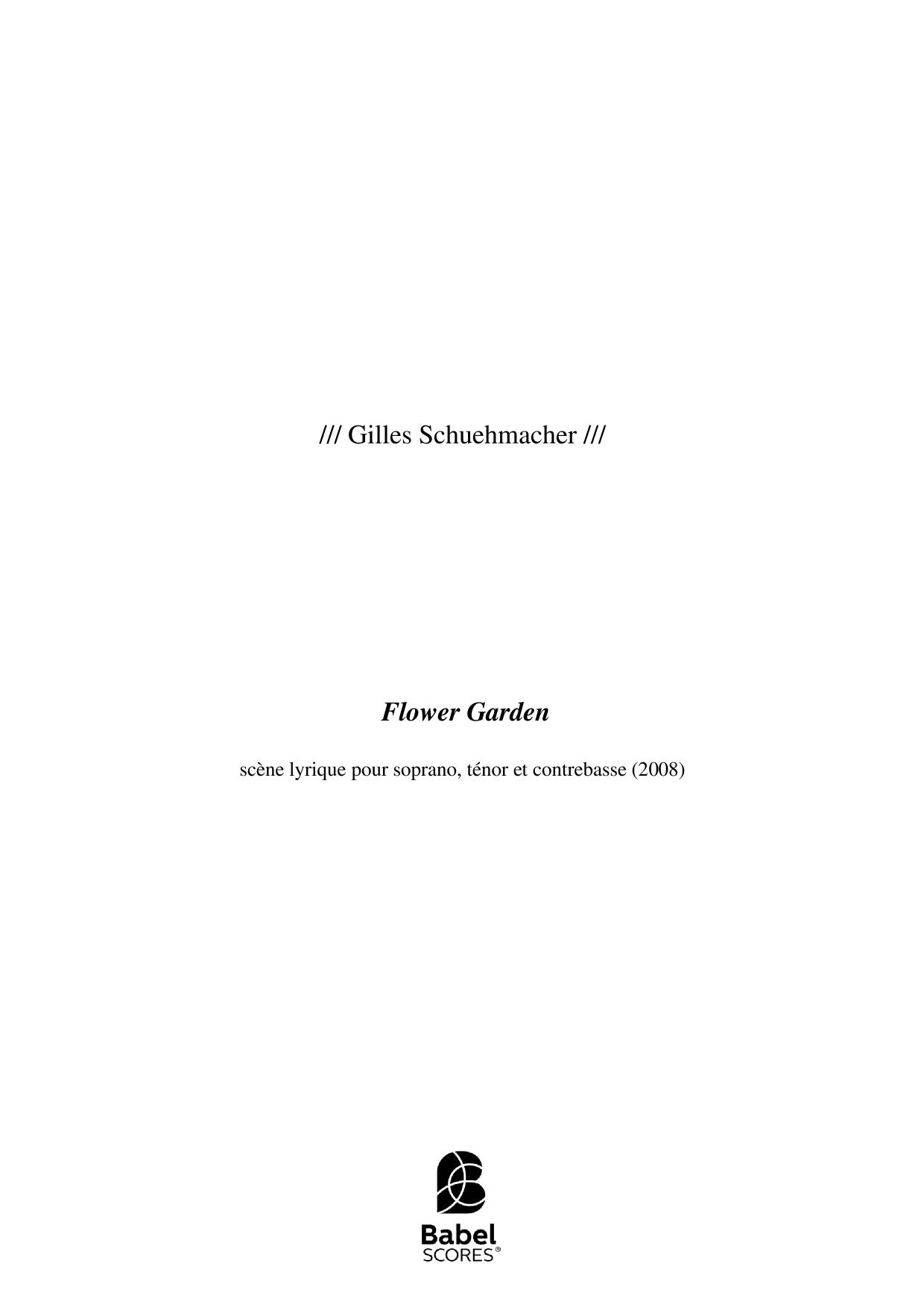 Flower garden