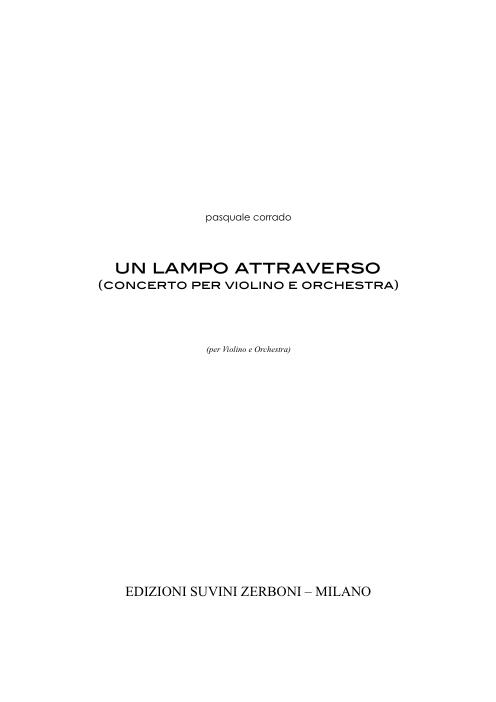 Un lampo attraverso