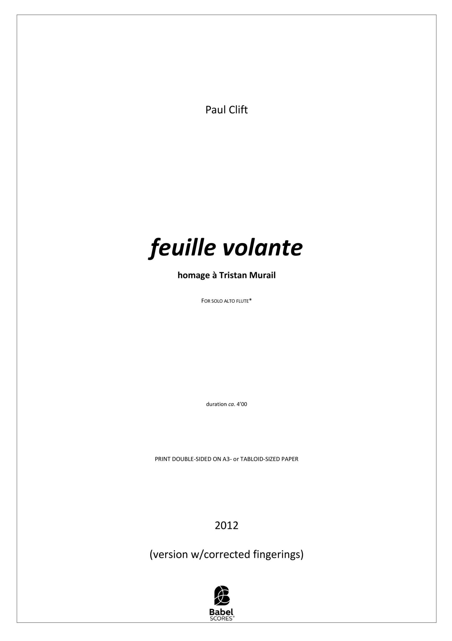 Feuille Volante