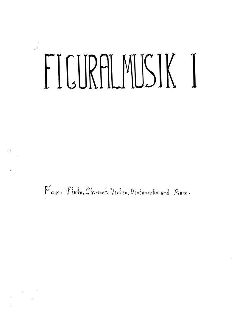 Figuralmusik I