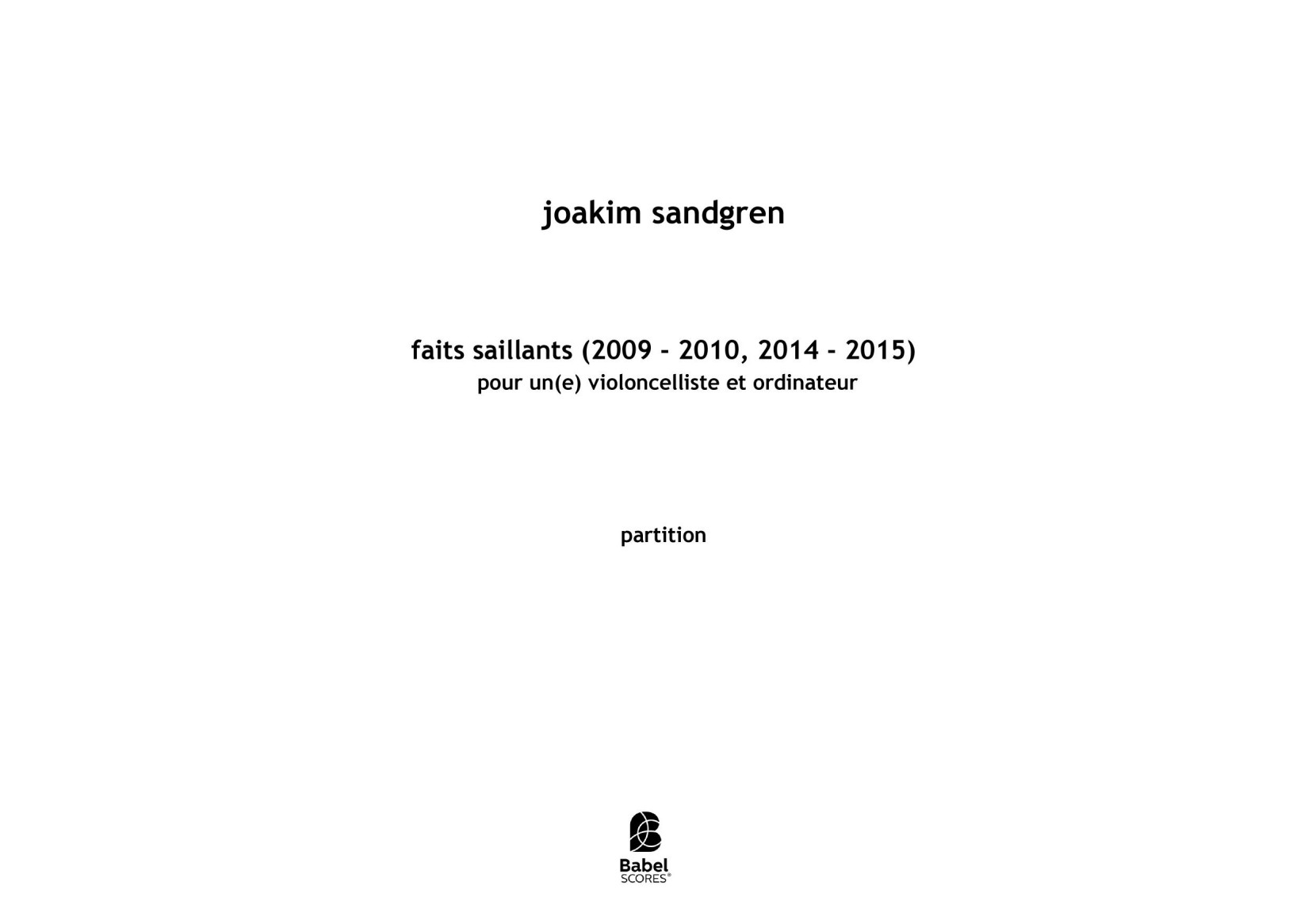 faits saillants