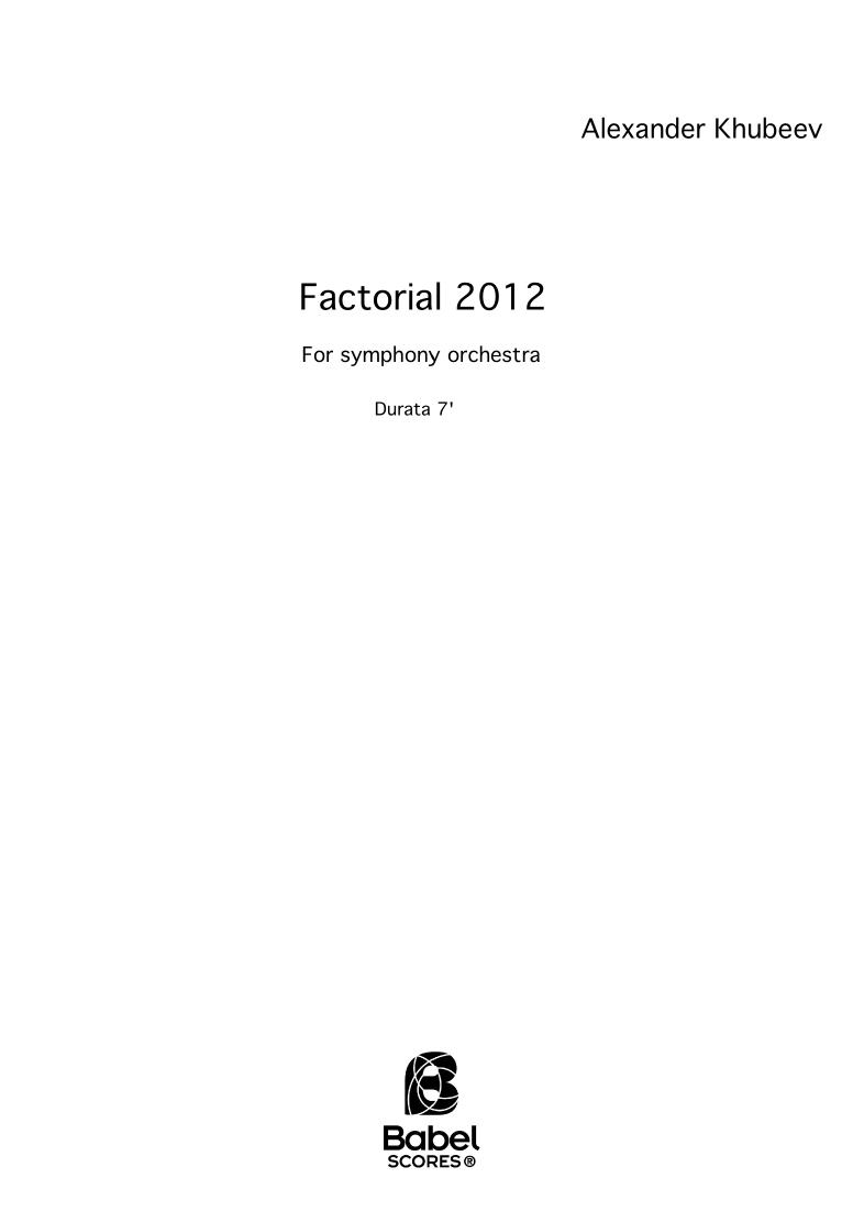 Factorial 2012
