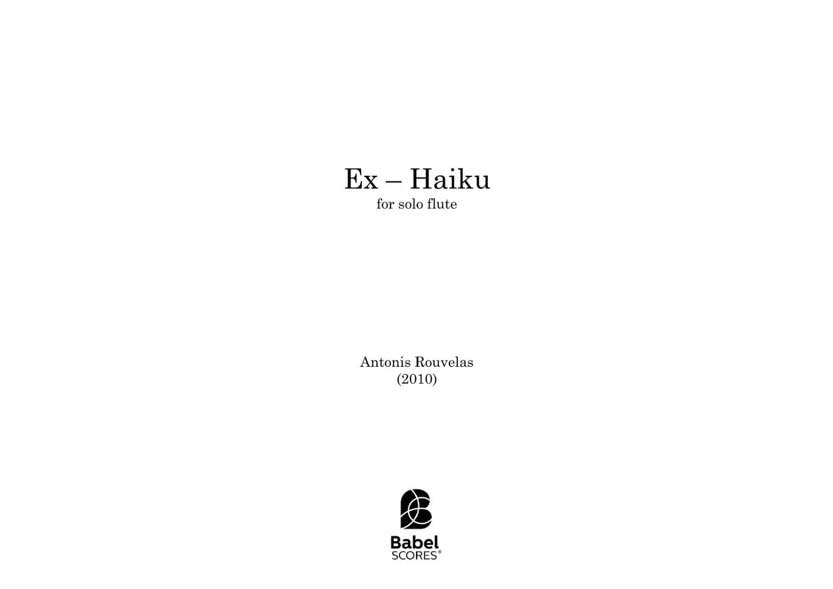 Ex-Haiku