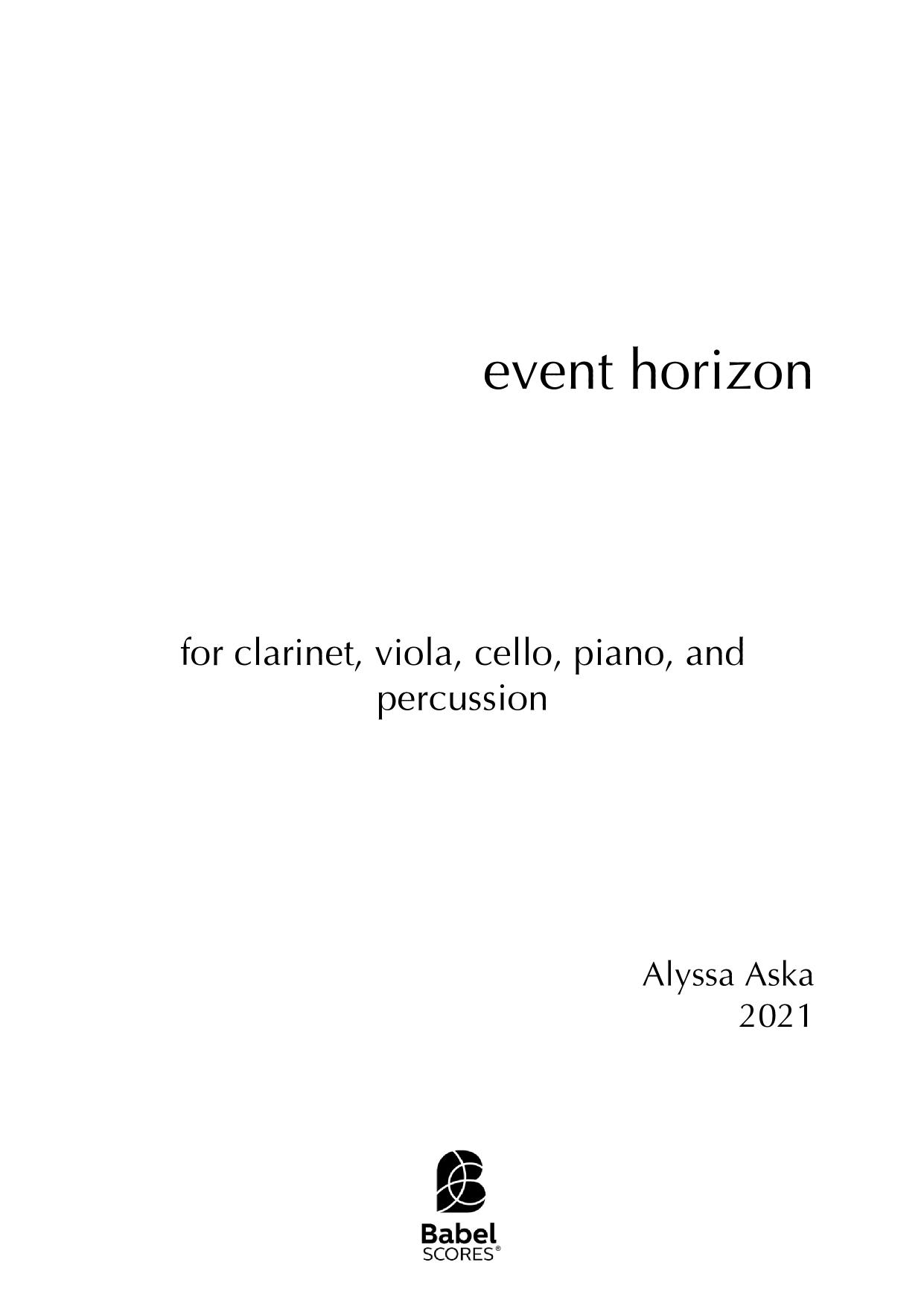 Event horizon