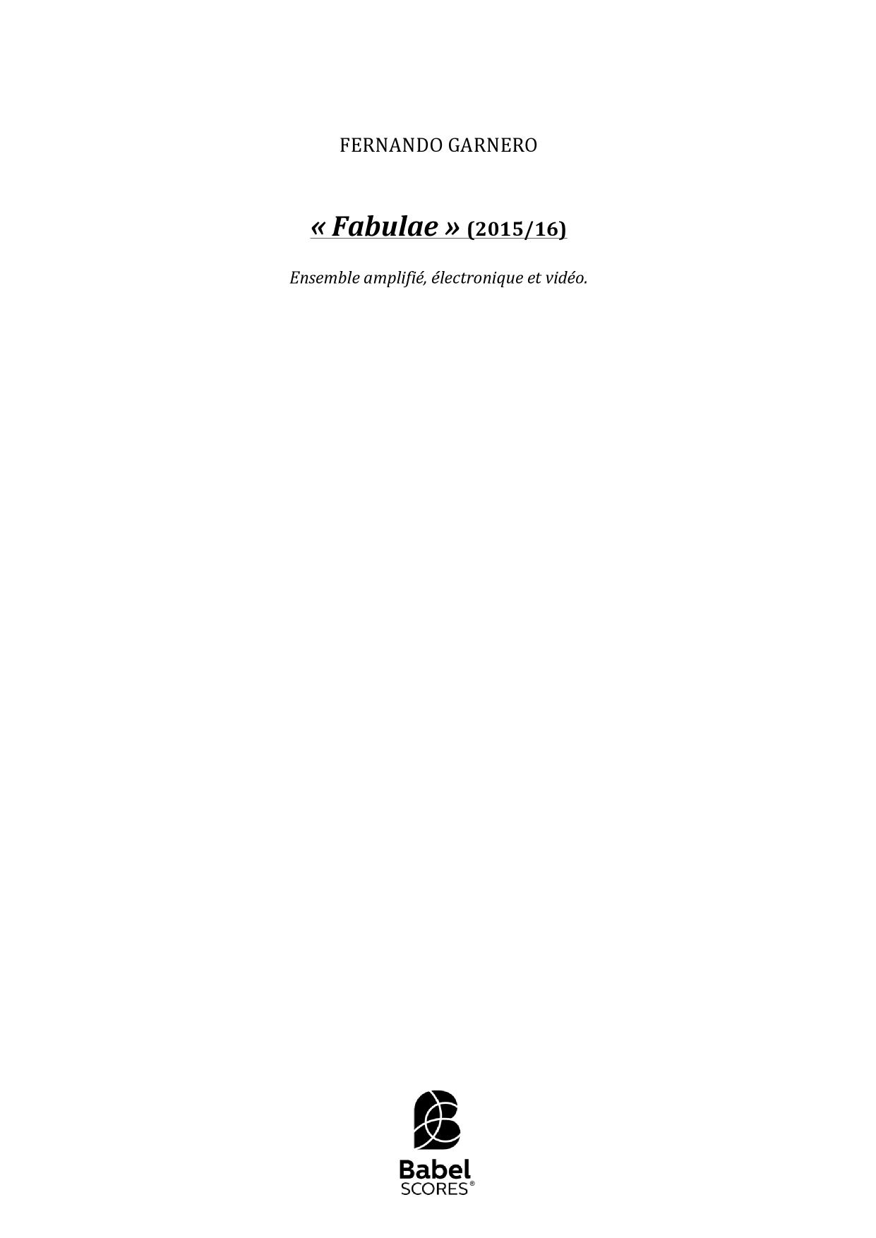 Fabulae
