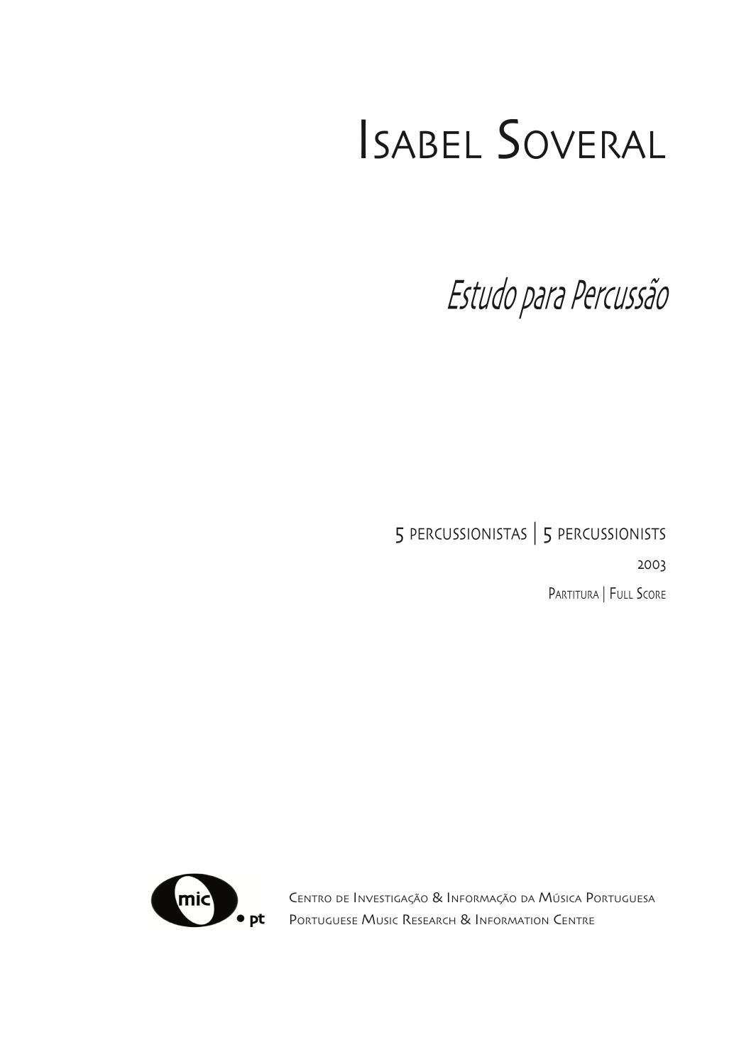 Estudo para Percussao