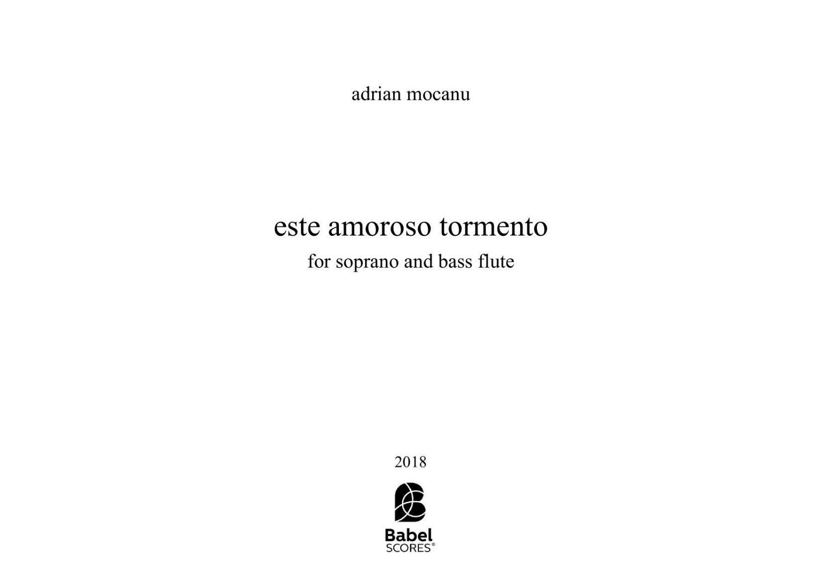 este amoroso tormento