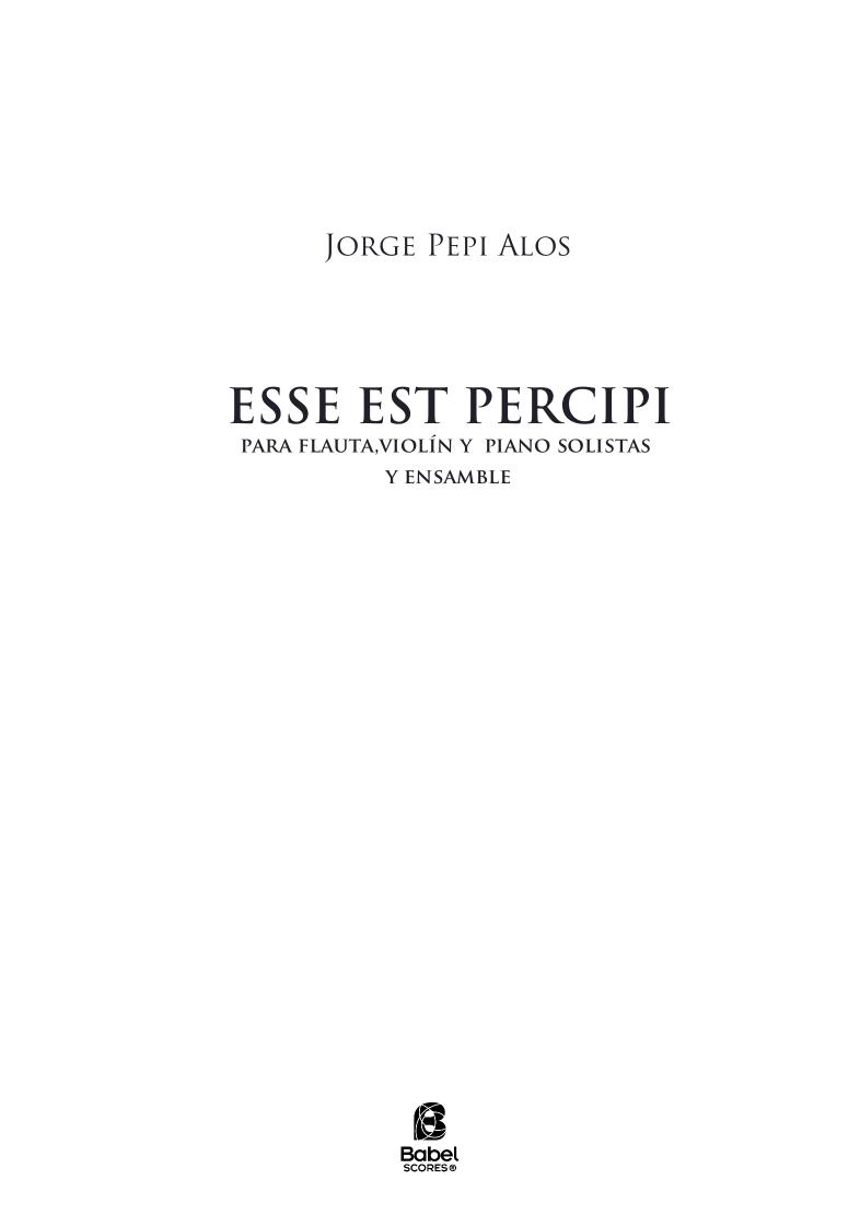 Esse Est Percipi