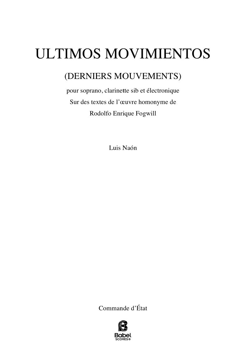 Ultimos Movimientos