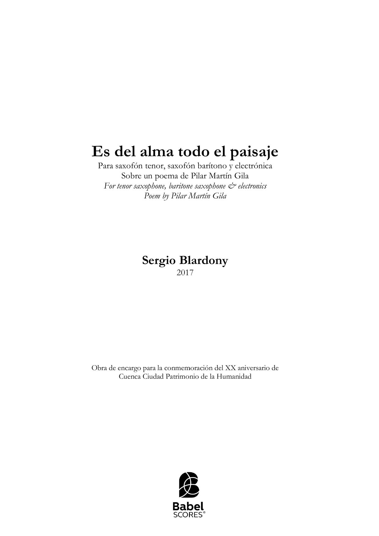 Es del alma todo el paisaje