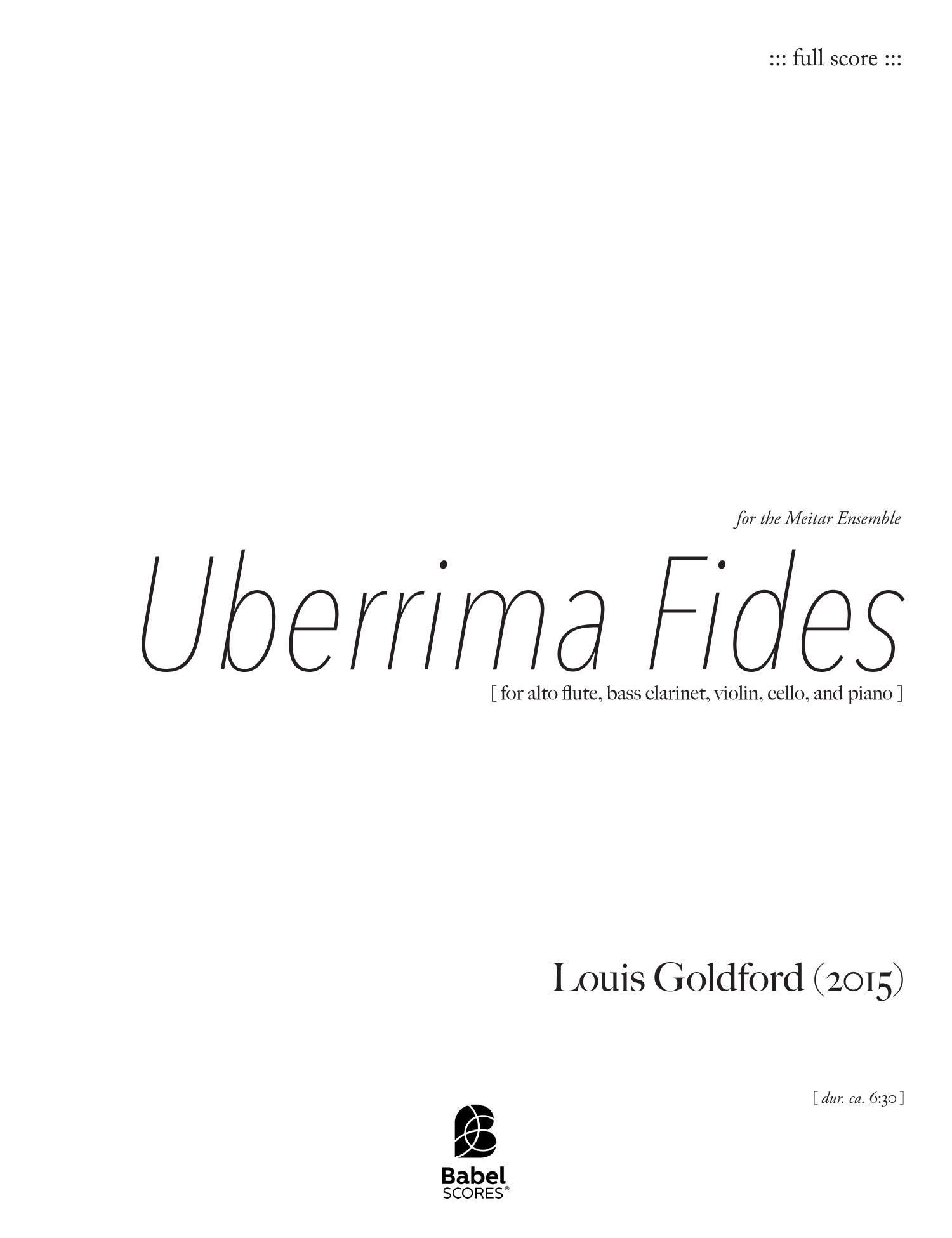 Uberrima Fides