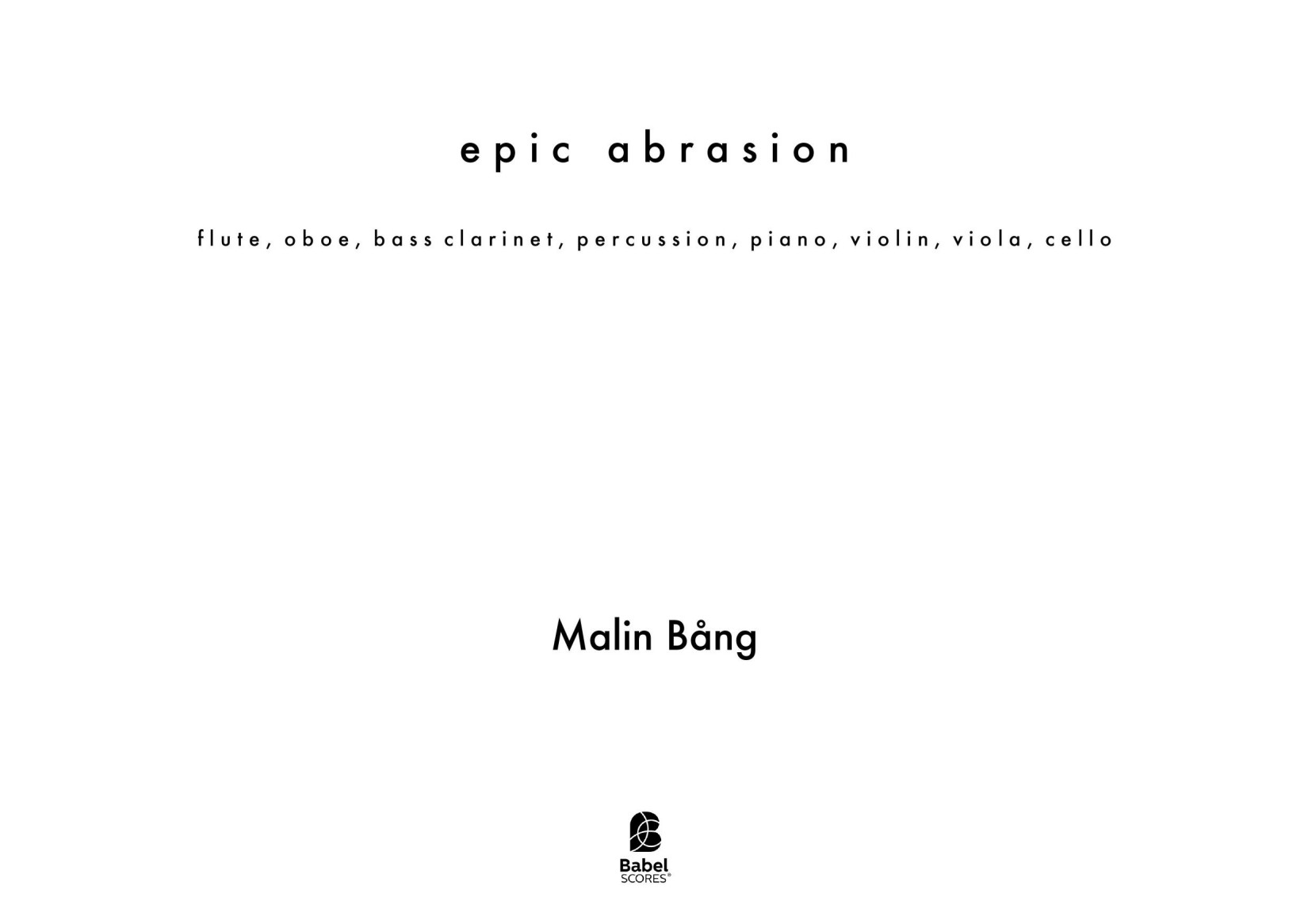 Epic Abrasion