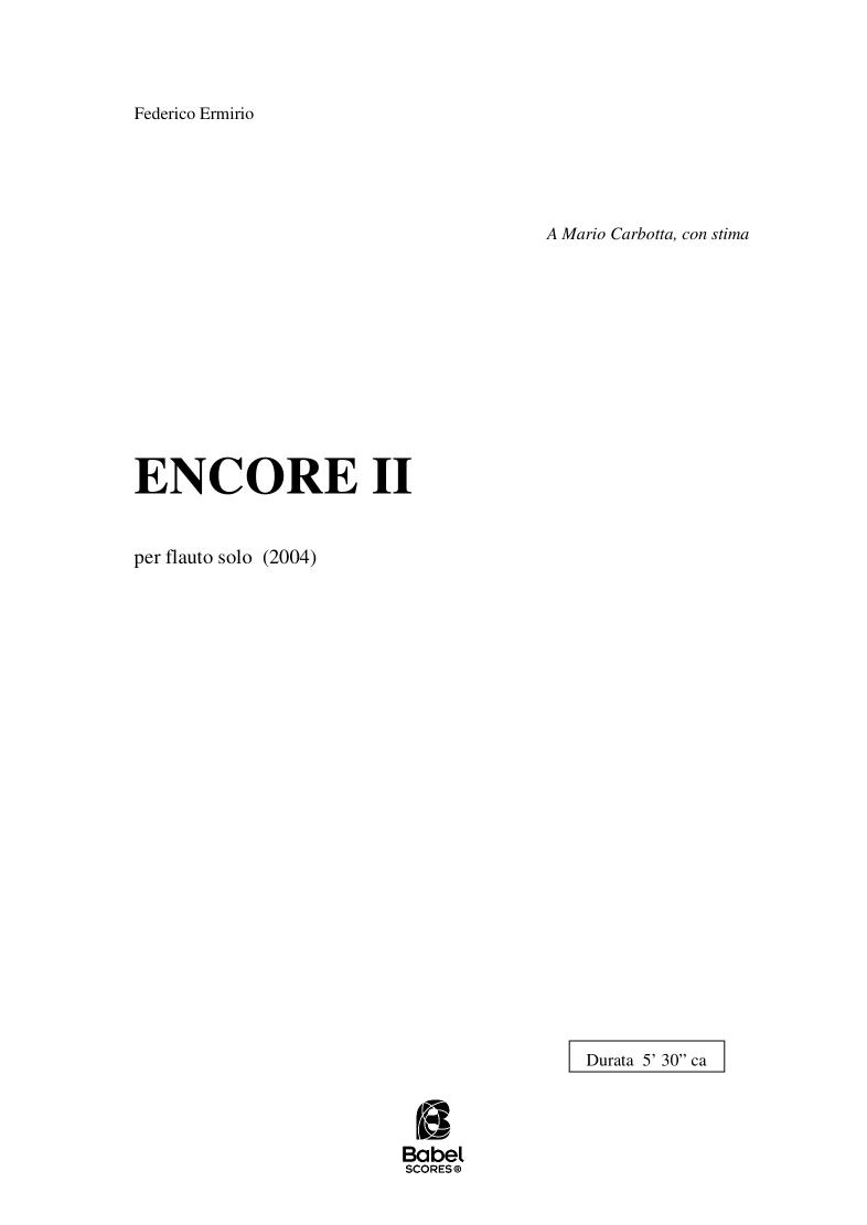 Encore II
