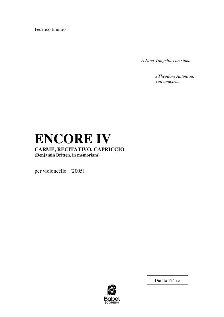 Encore IV