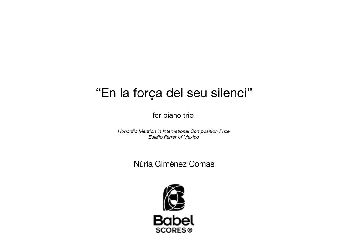 En la força del seu silenci