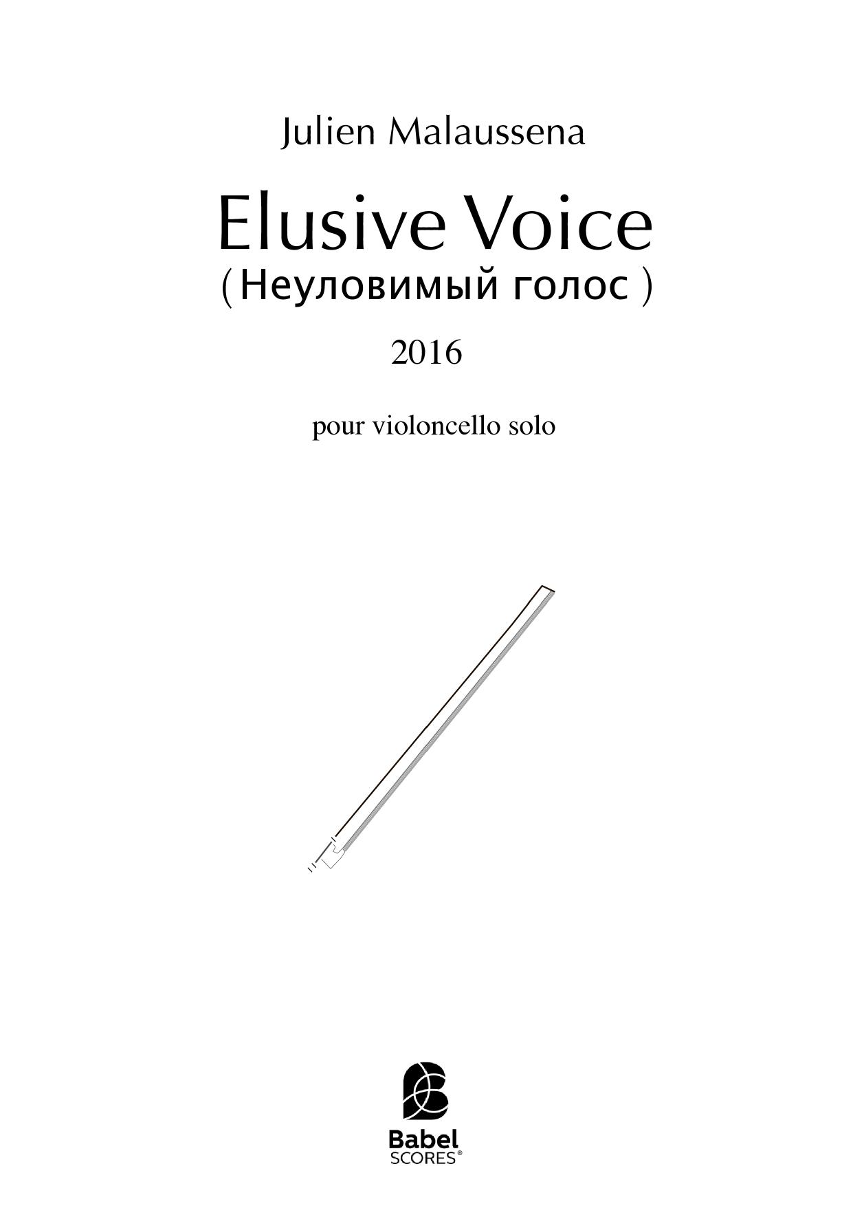 Elusive Voice