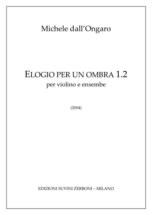 Elogio per un ombra 1.2