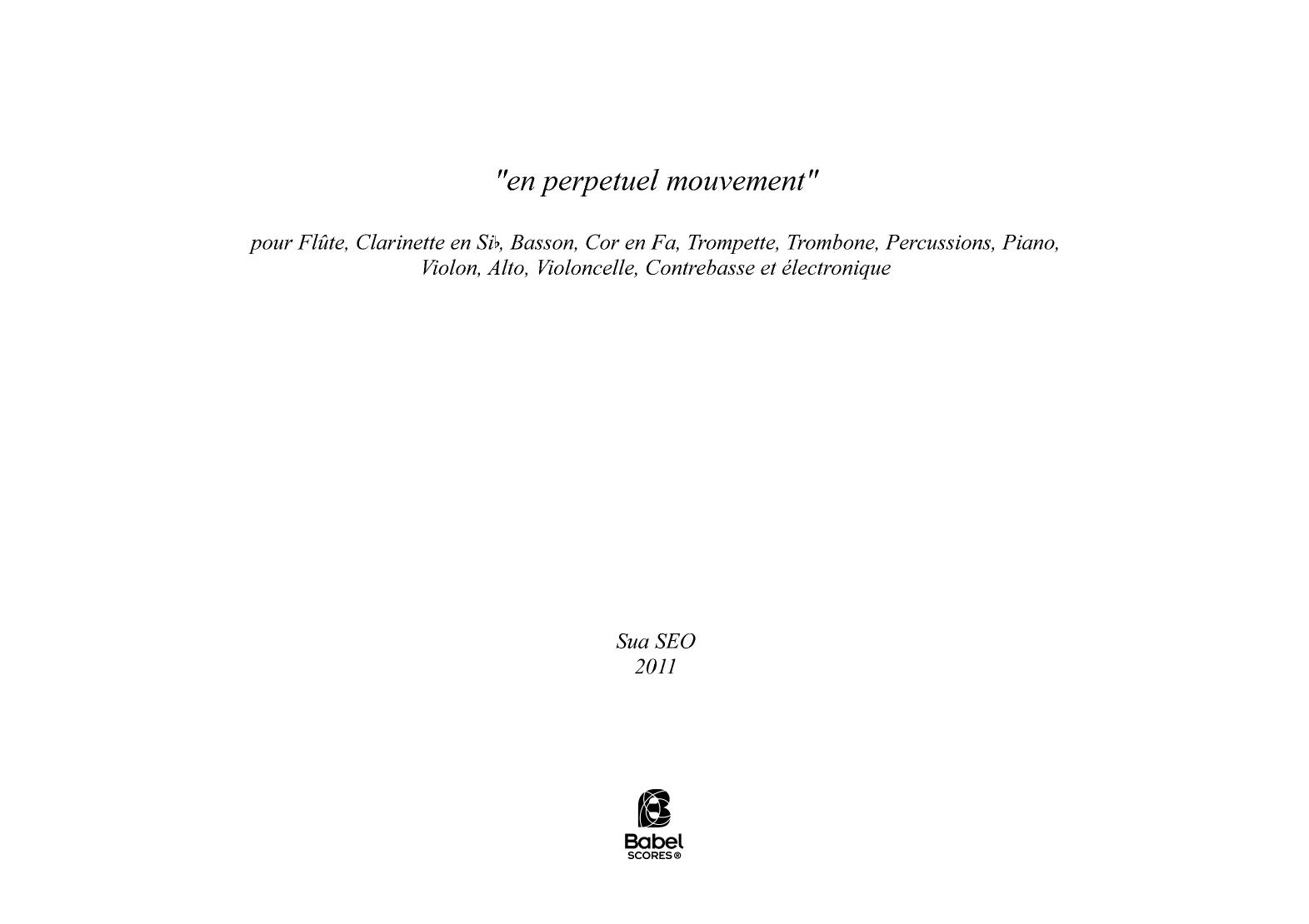 En perpetuel mouvement