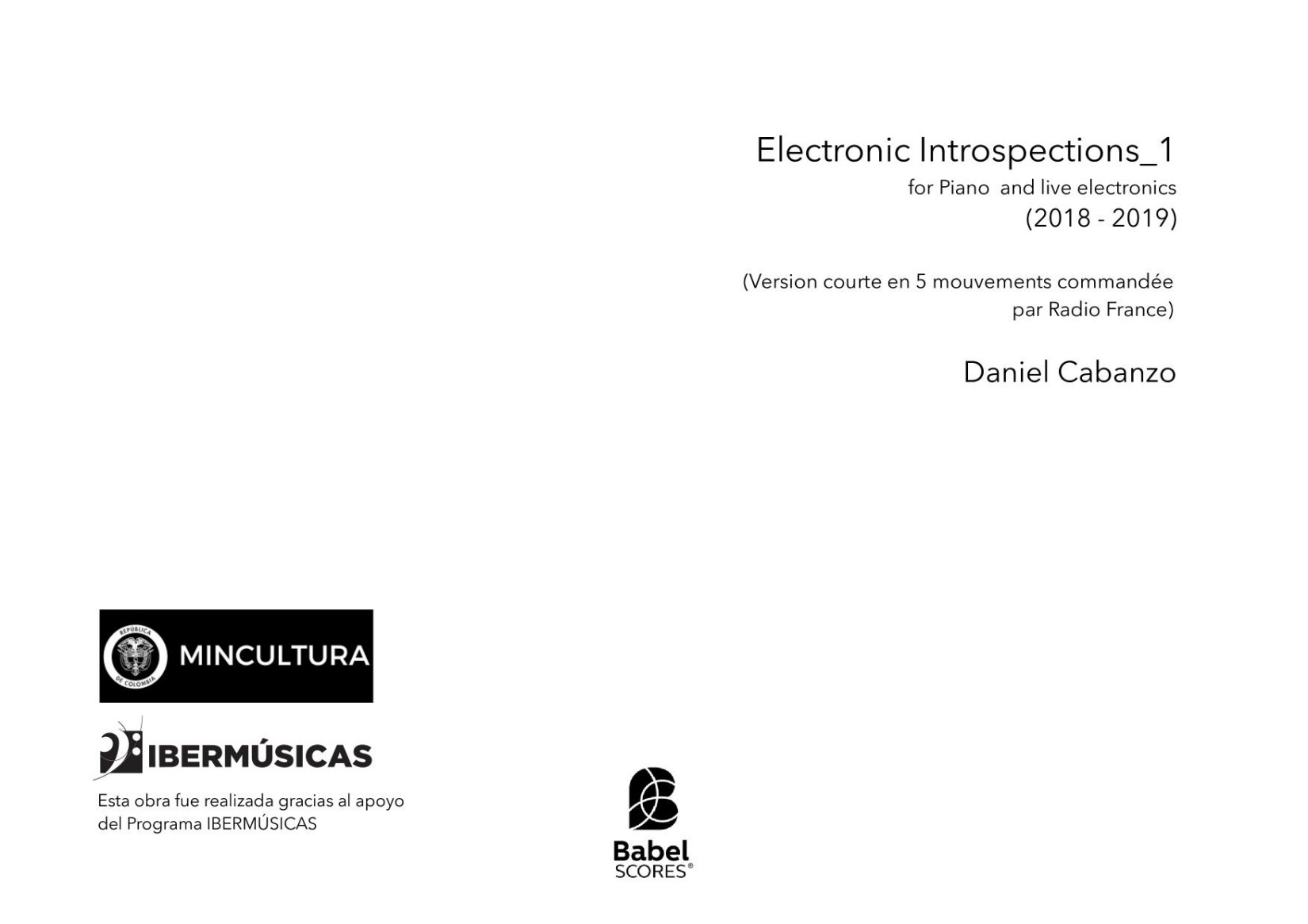 Electronic Introspections 1