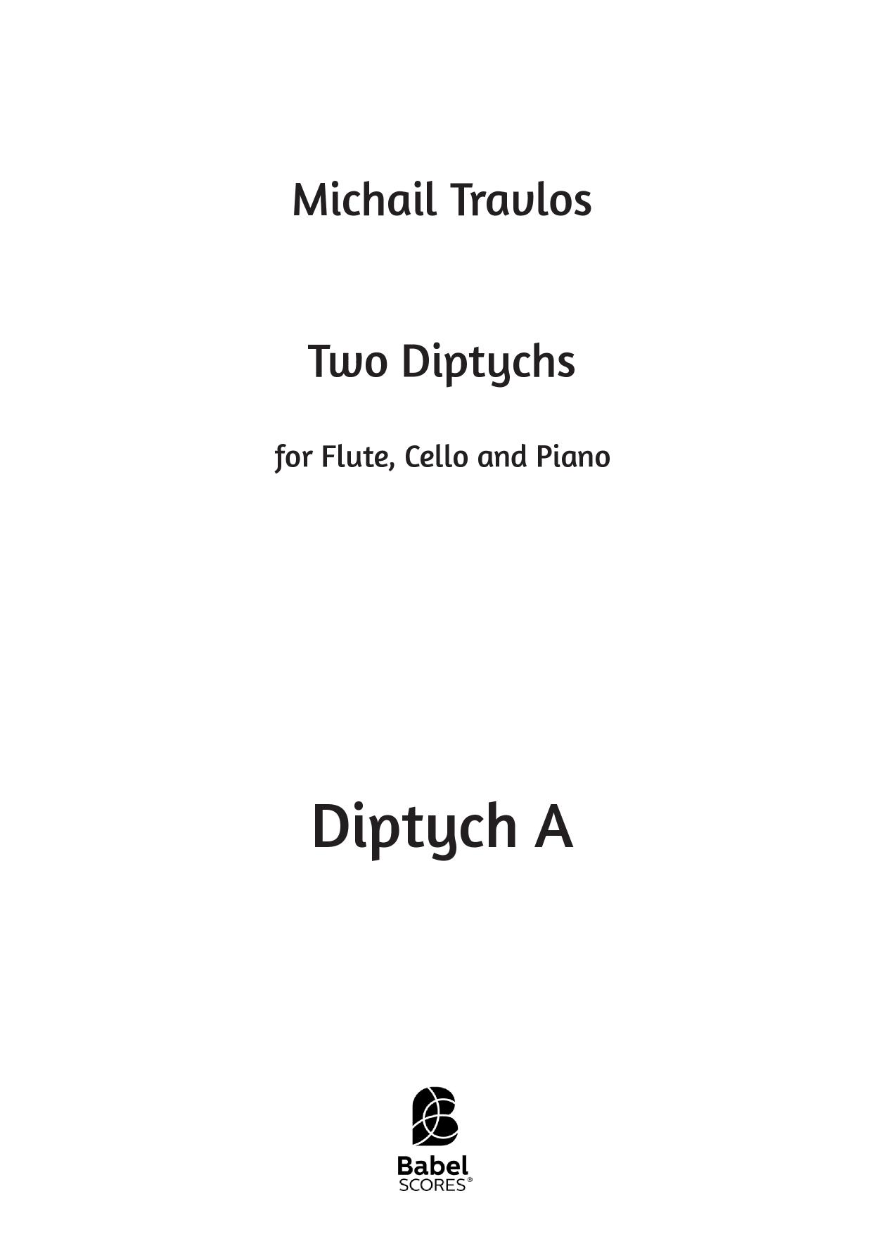 Two Diptychs