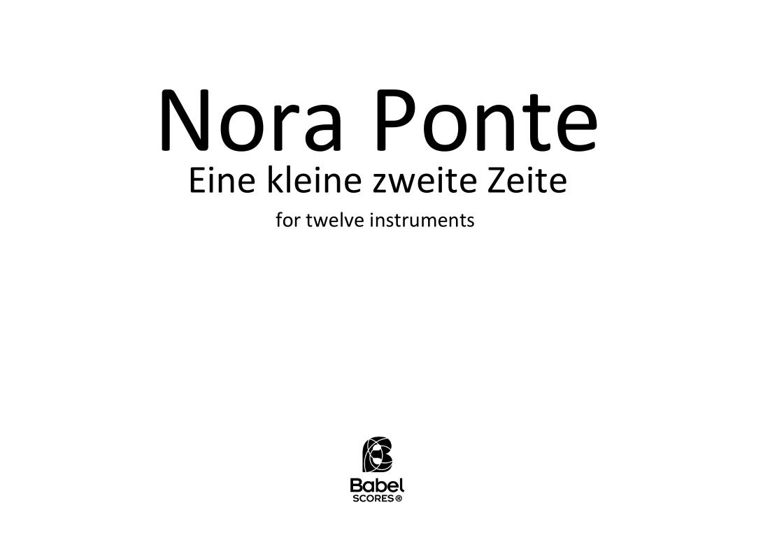 Eine kleine zweite Zeite