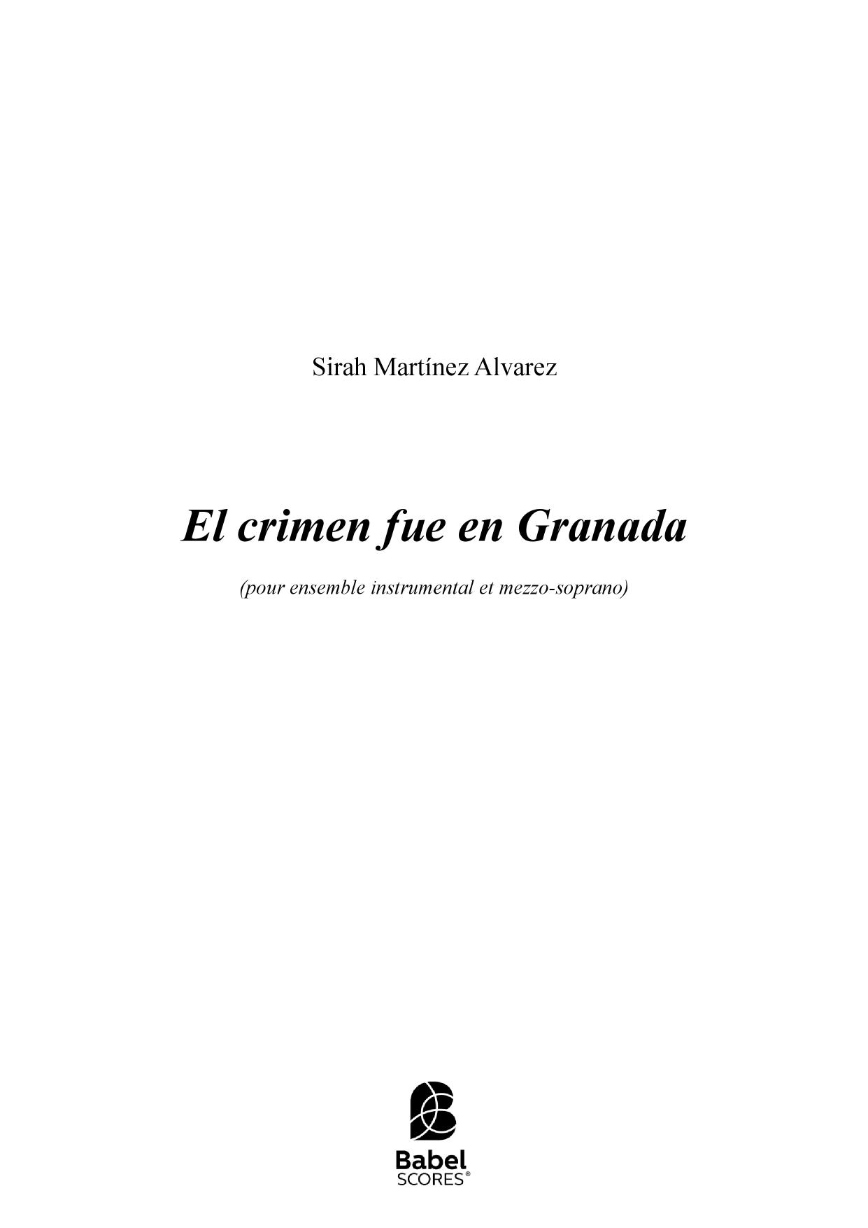 El crimen fue en Granada