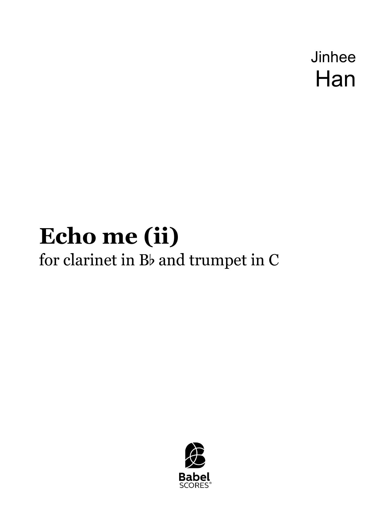 Echo me (ii)