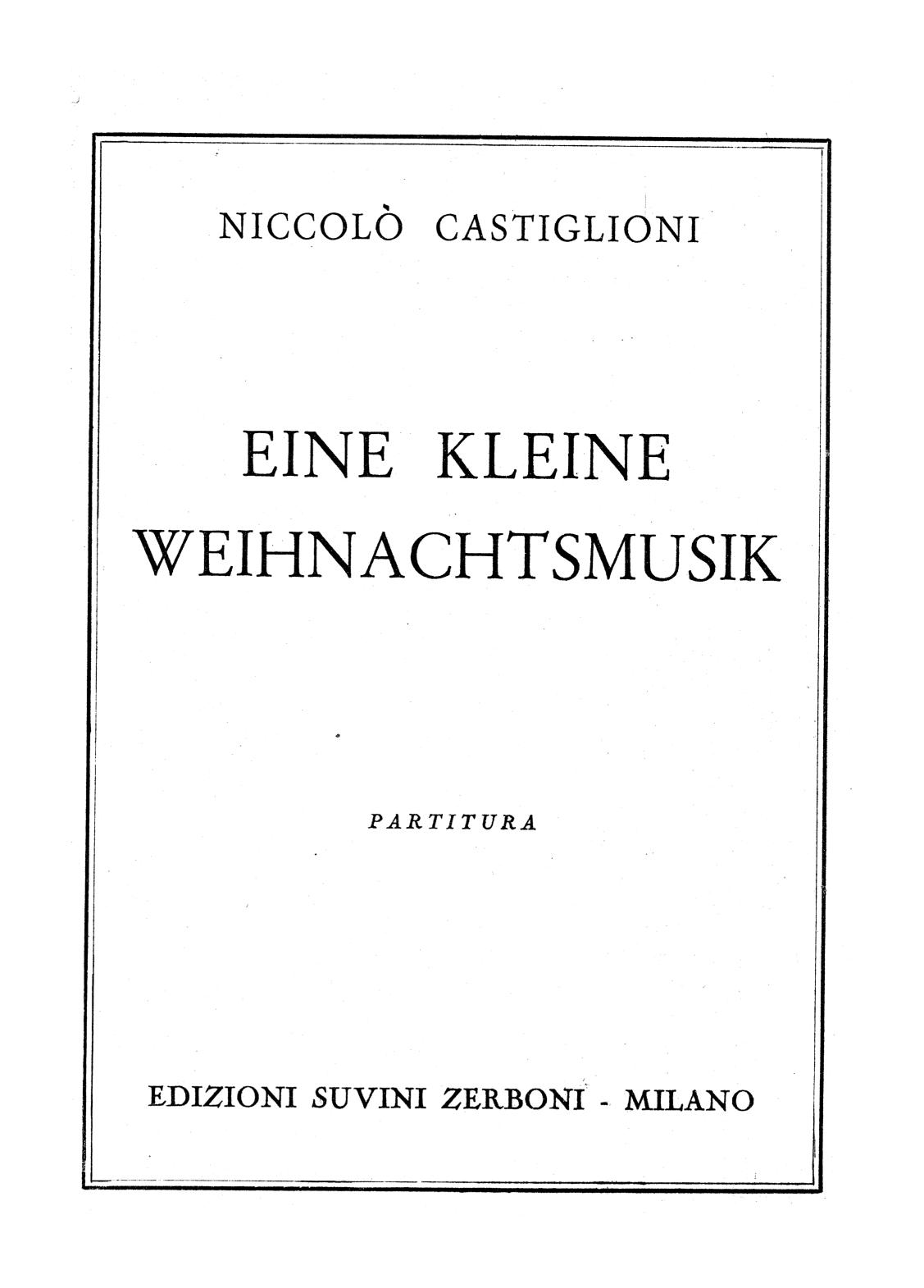EINE KLEINE WEIHNACHTSMUSIK
