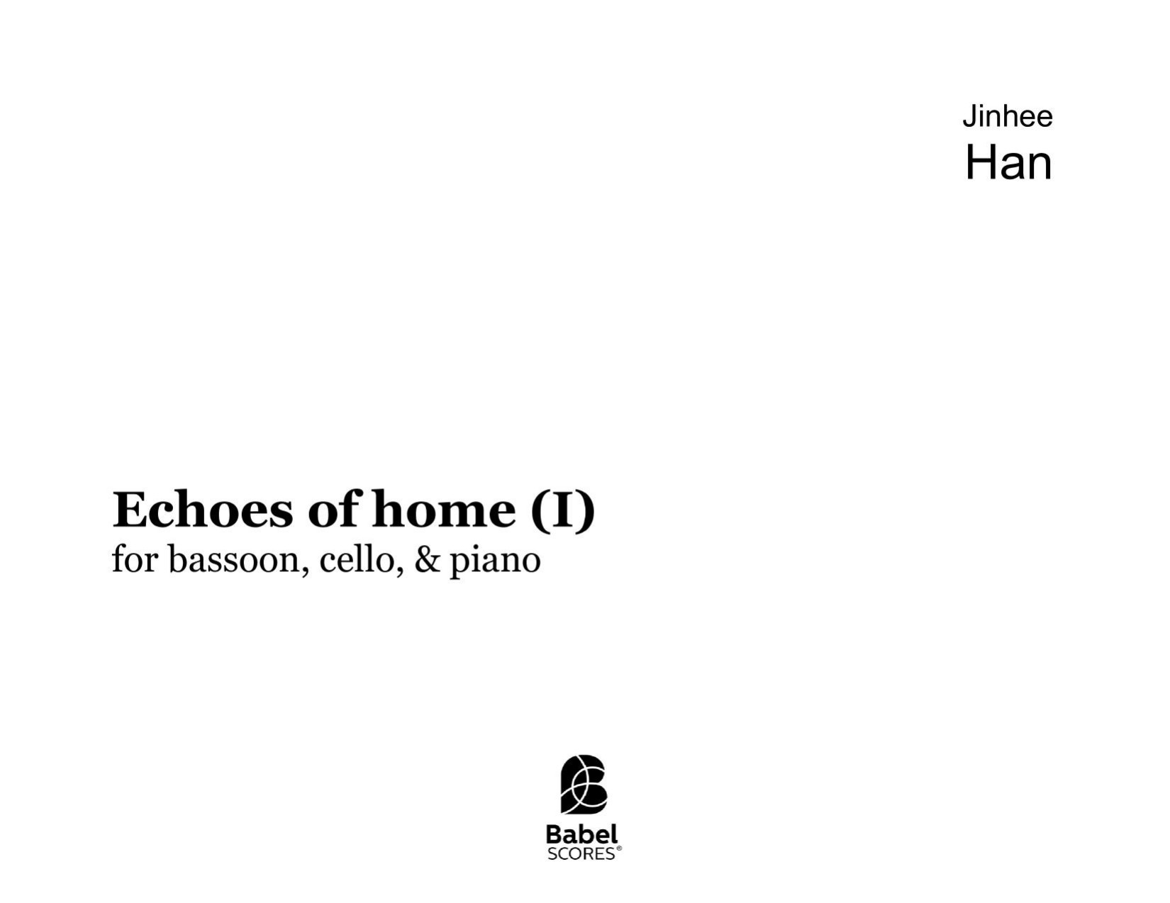 Echoes of home (i)