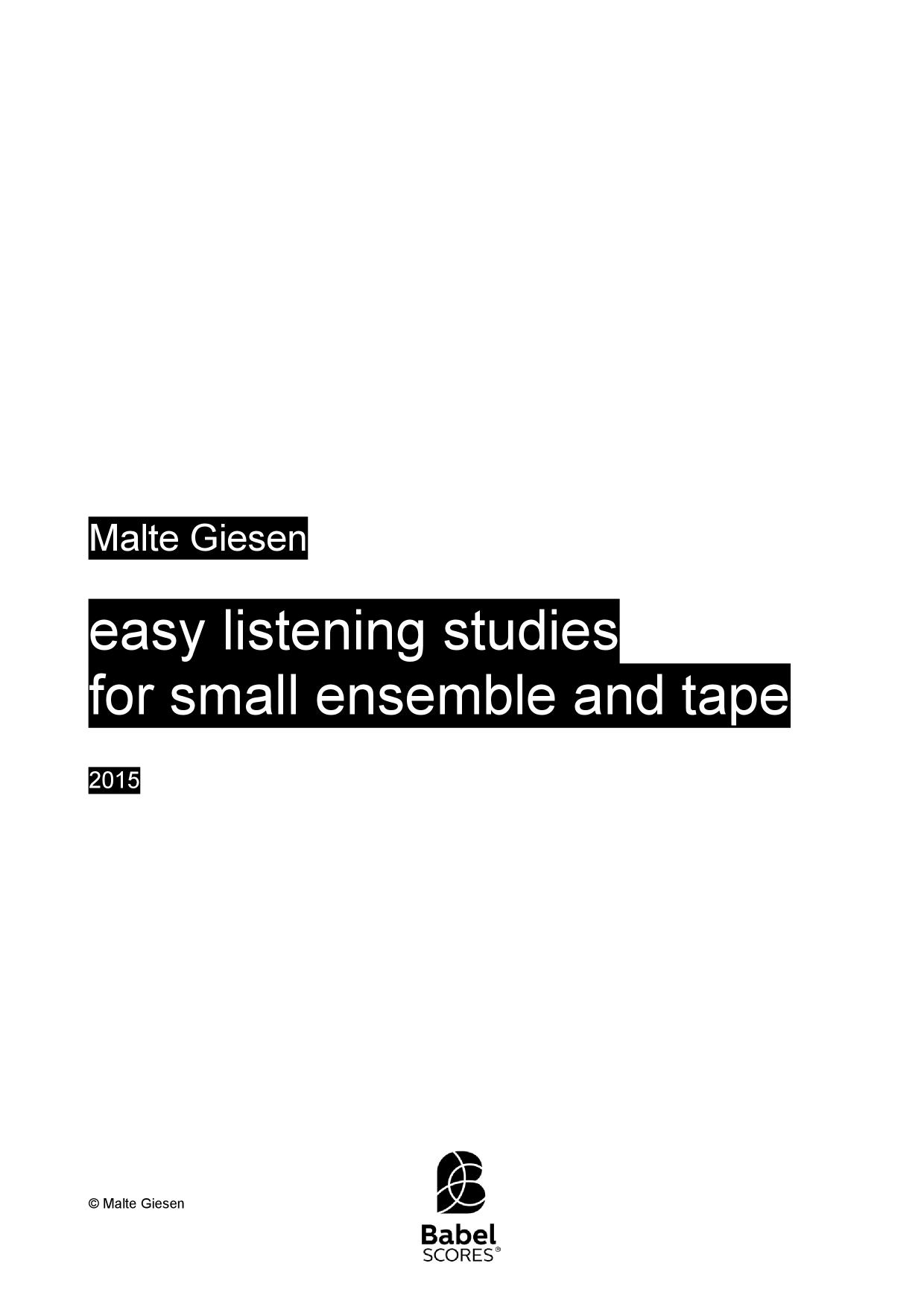 easy listening studies