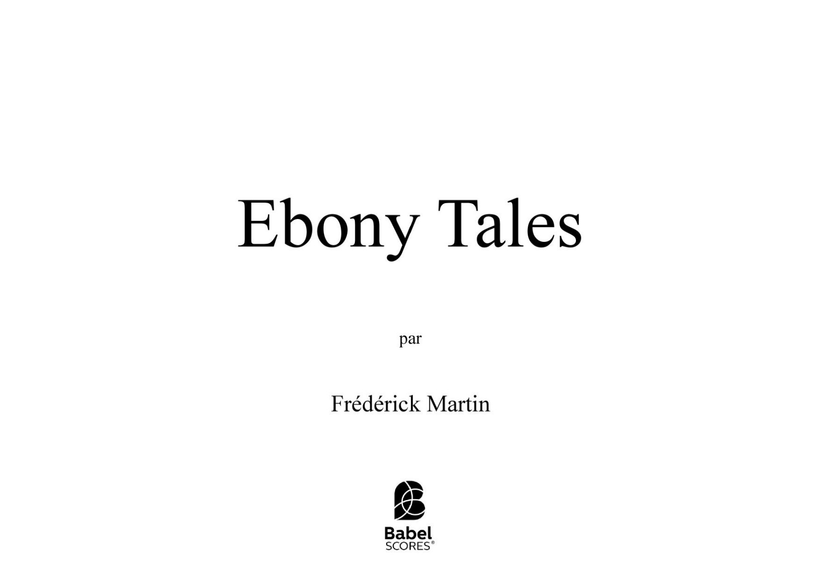 Ebony Tales