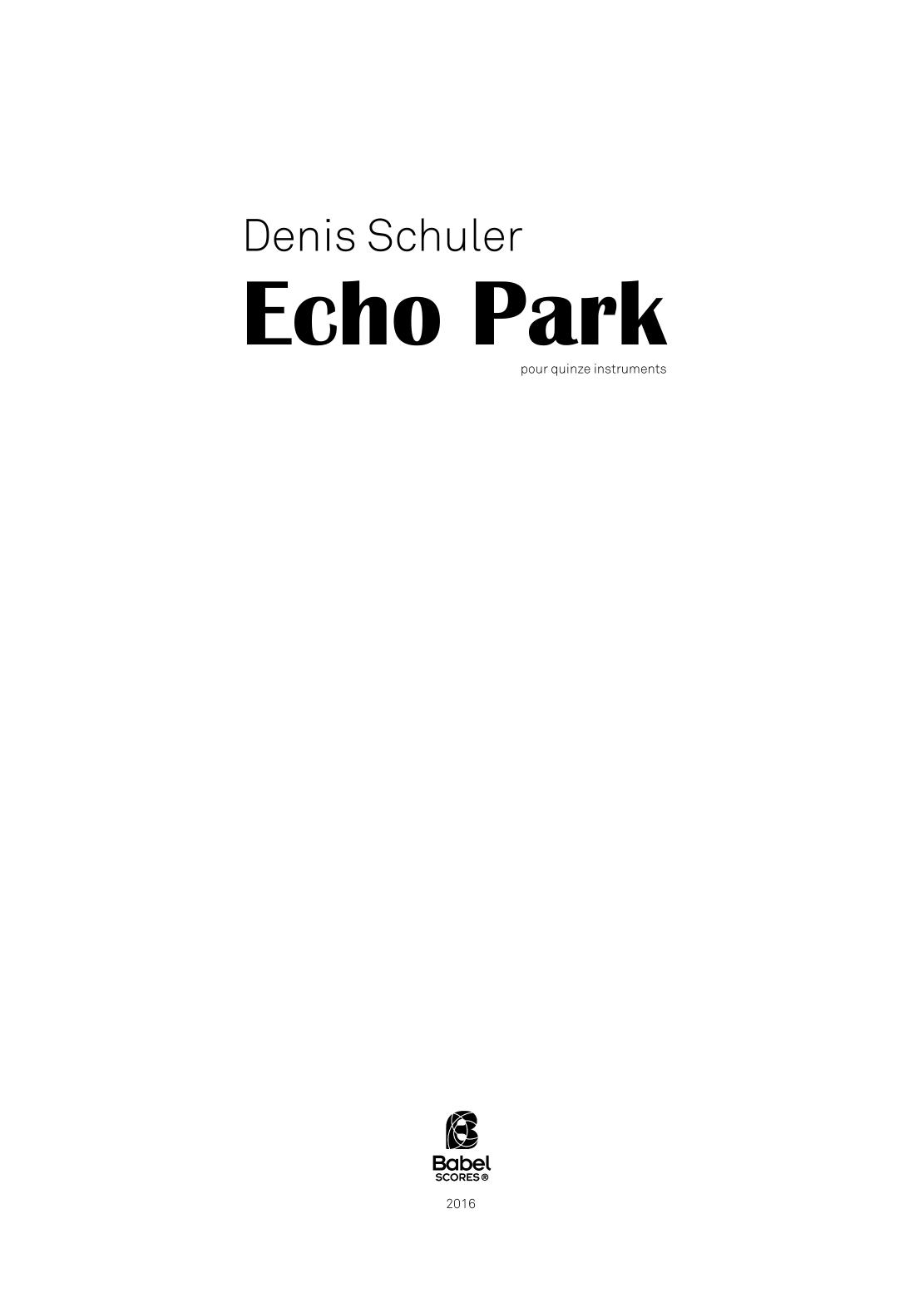 Echo Park