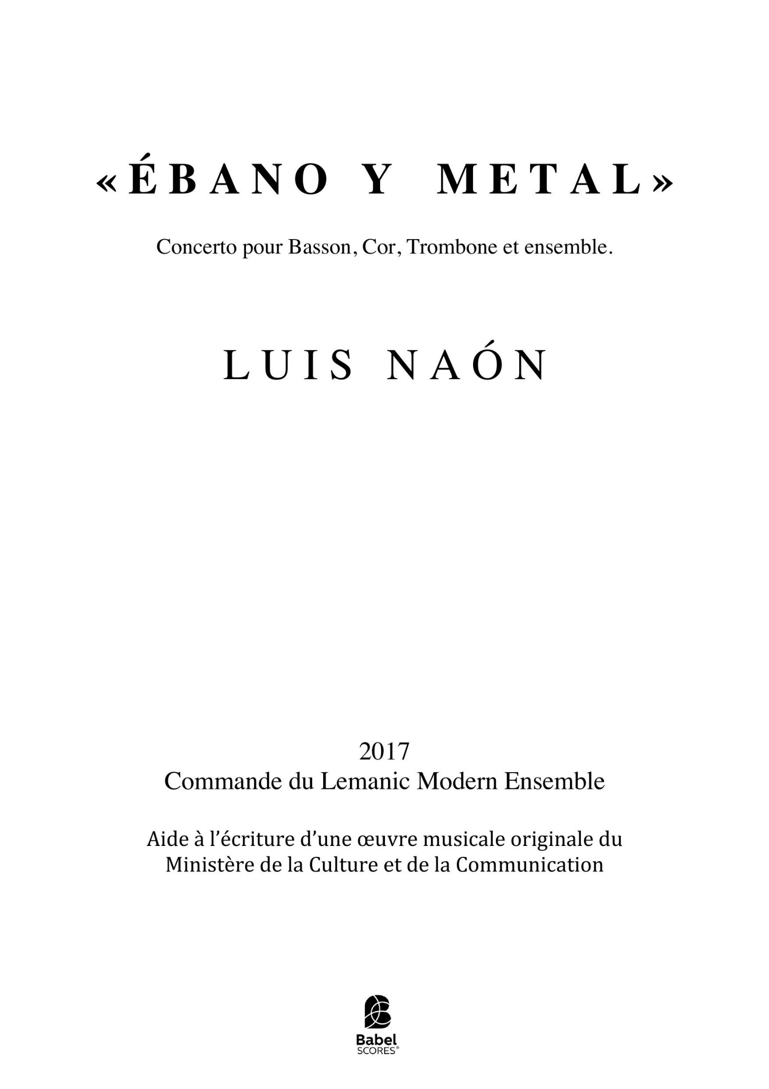 Ebano y Metal